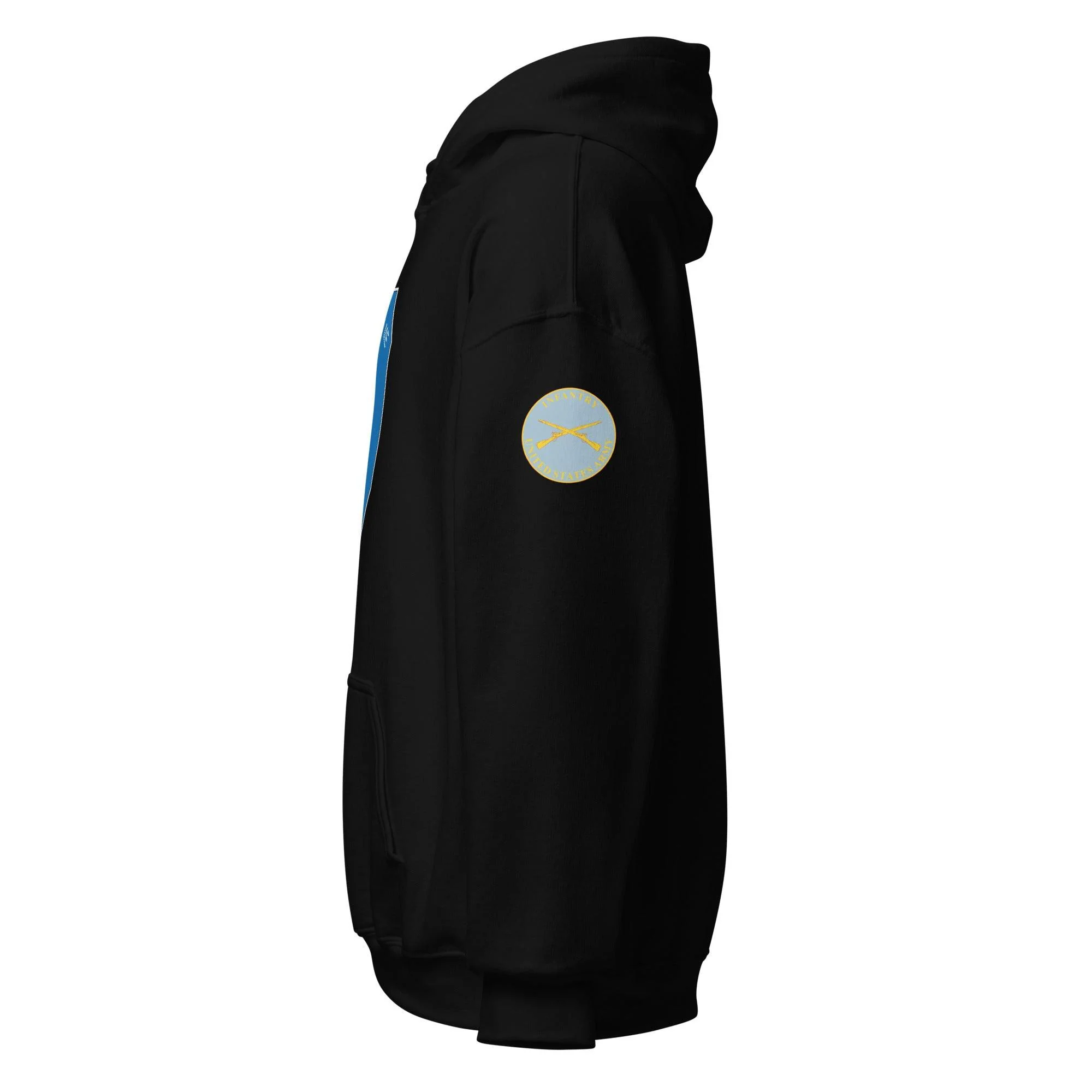U.S. Army Infantry Branch Follow Me Emblem Unisex Hoodie - Image 4