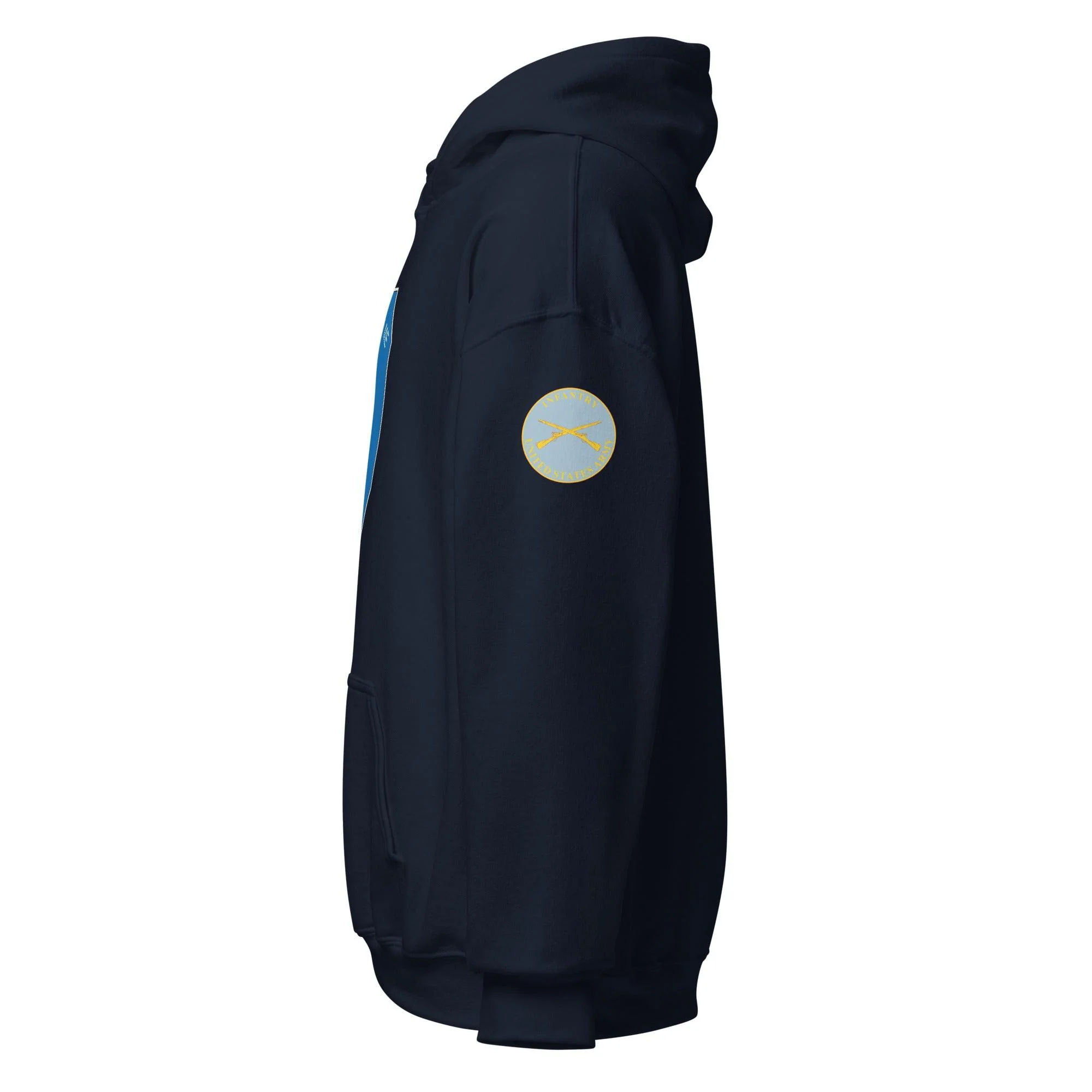 U.S. Army Infantry Branch Follow Me Emblem Unisex Hoodie - Image 8
