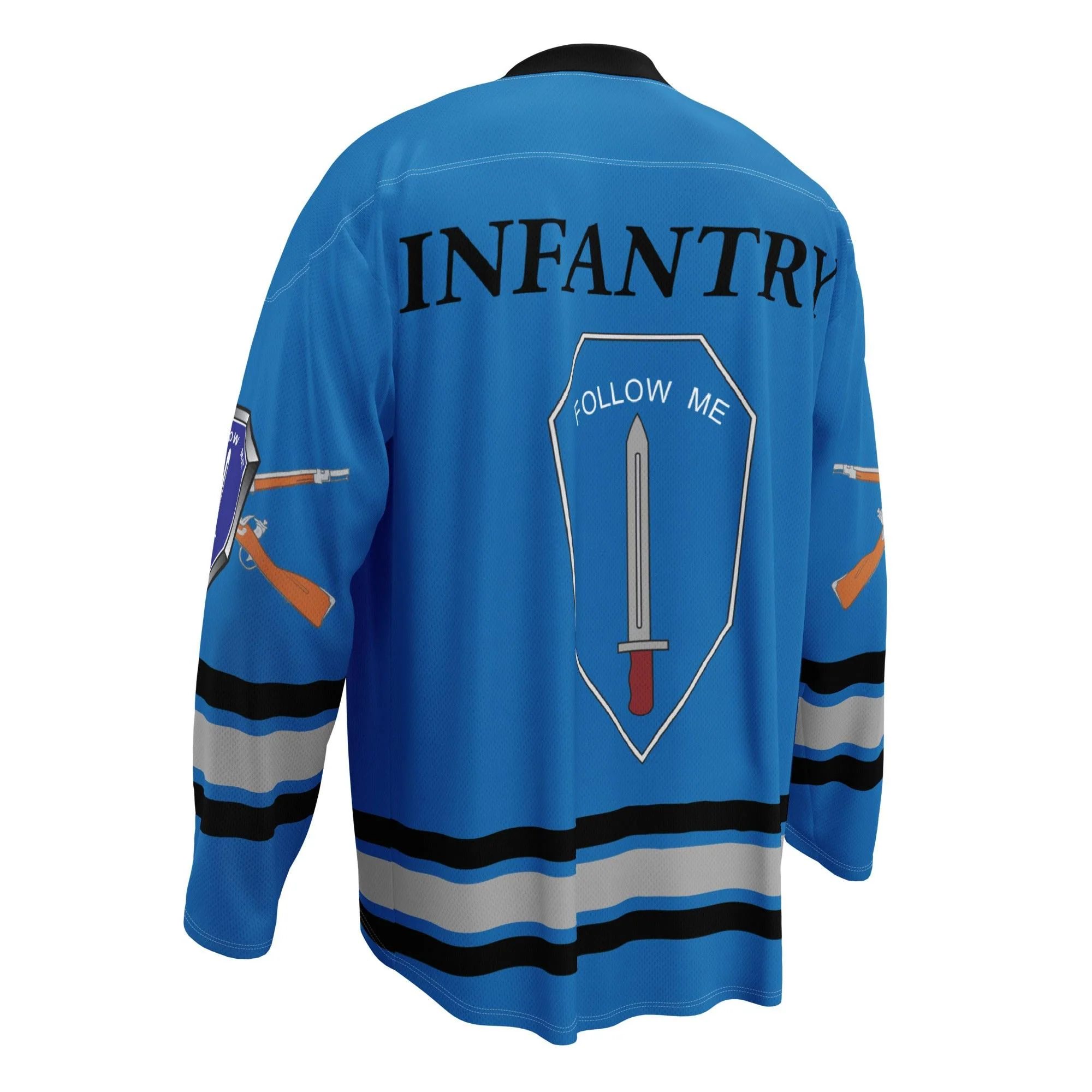 U.S. Army Infantry Branch 'Follow Me' Hockey Fan Jersey - Image 2