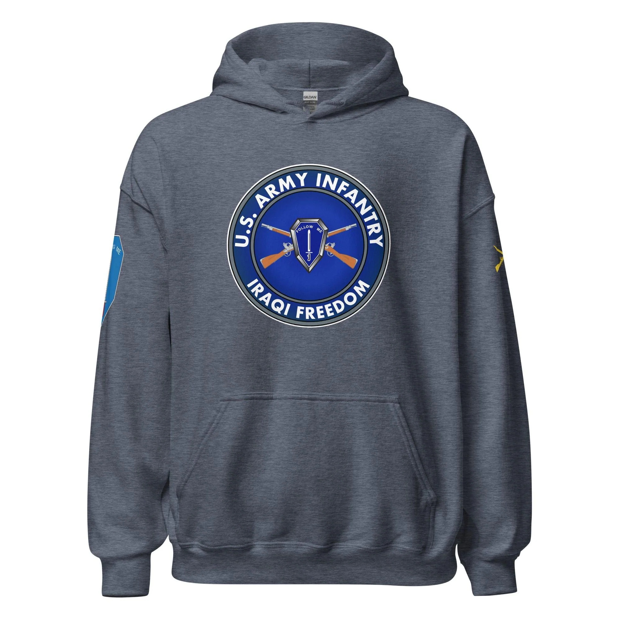 U.S. Army Infantry Branch OIF Veteran Unisex Hoodie - Image 17