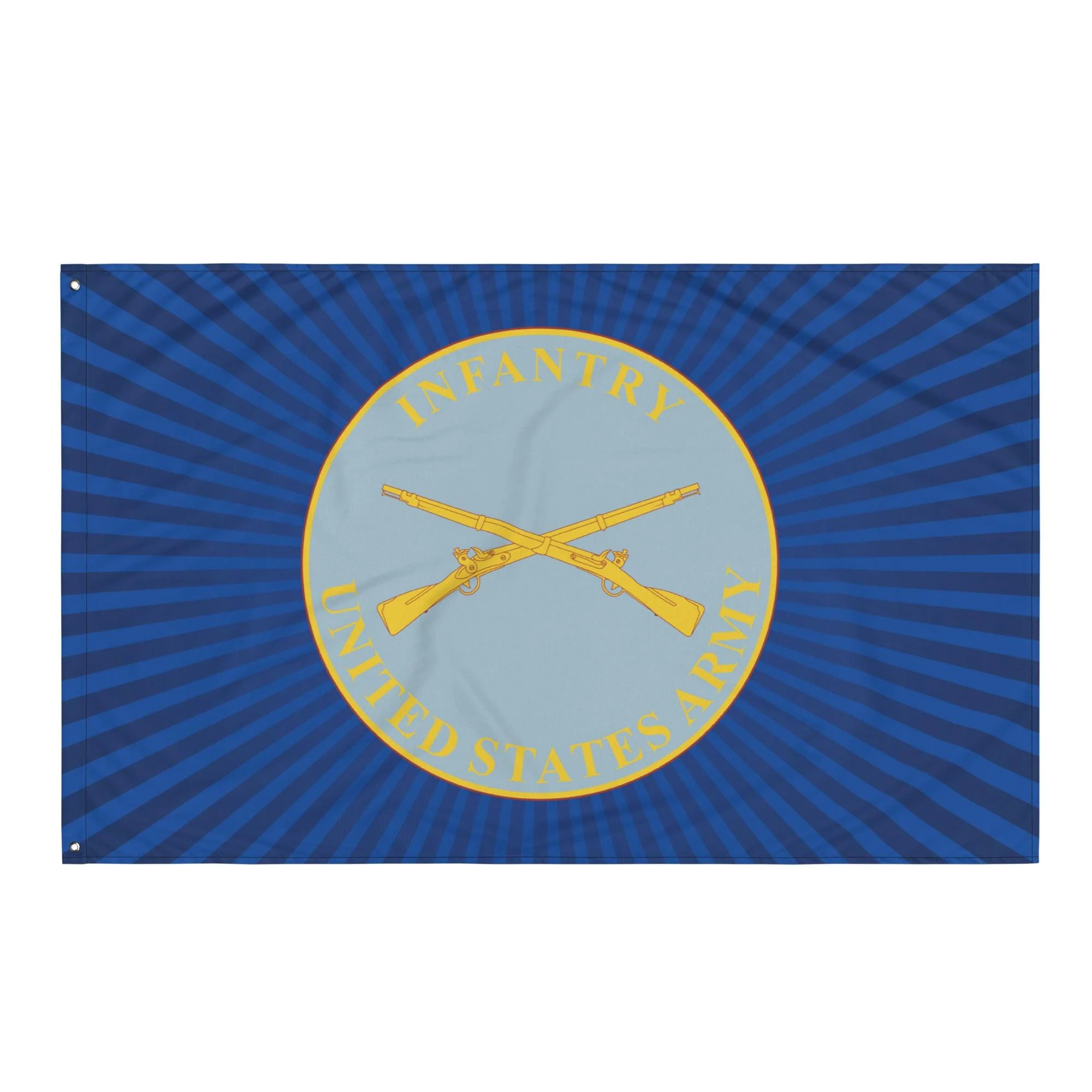 U.S. Army Infantry Branch Plaque Blue Flag