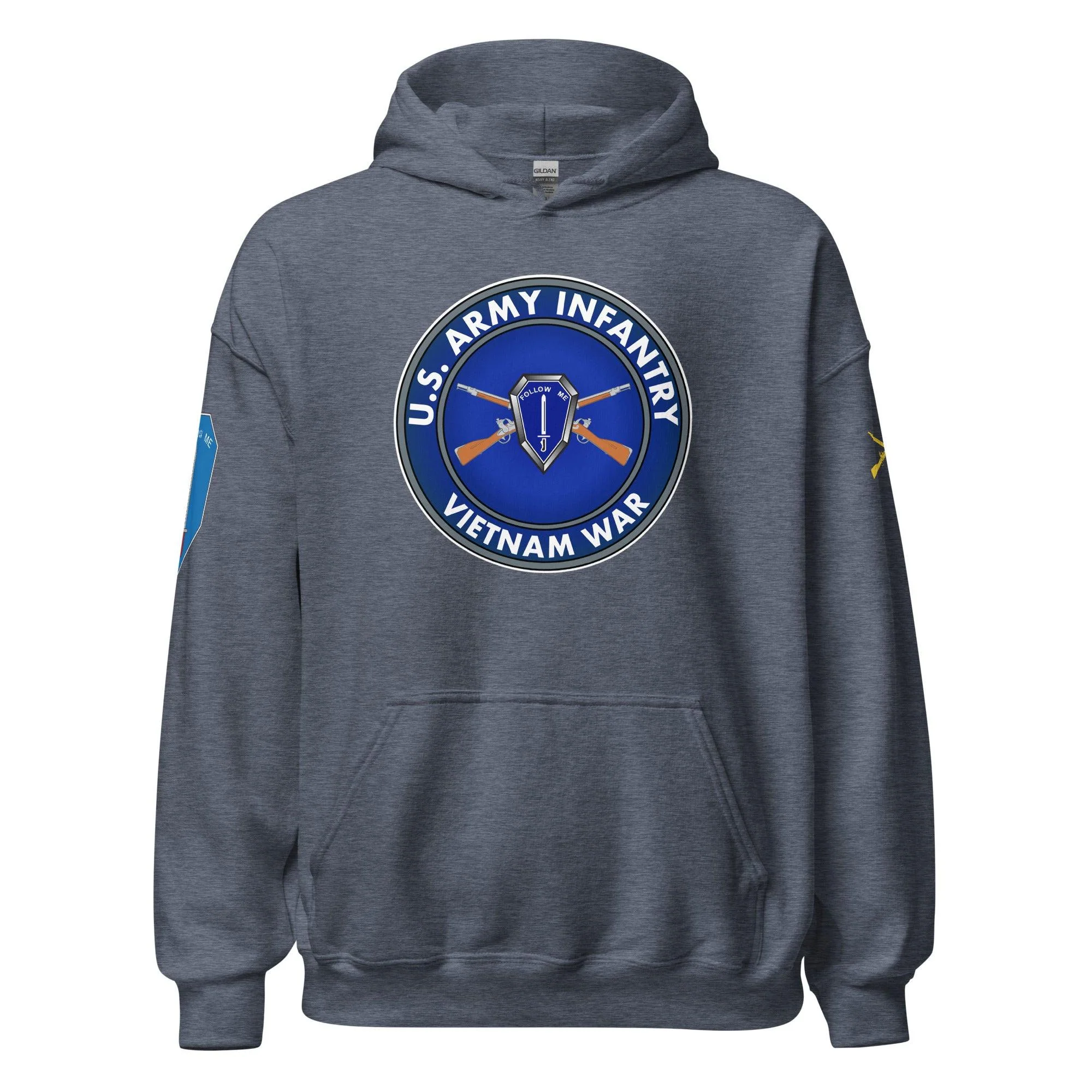 U.S. Army Infantry Branch Vietnam Veteran Unisex Hoodie - Image 17