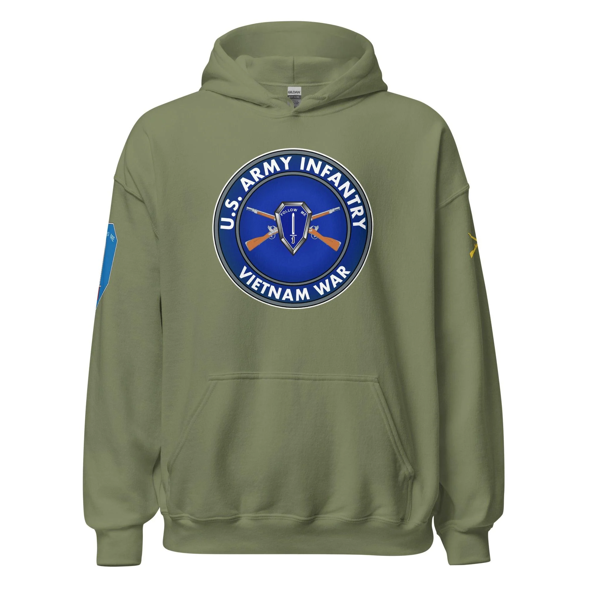 U.S. Army Infantry Branch Vietnam Veteran Unisex Hoodie - Image 21