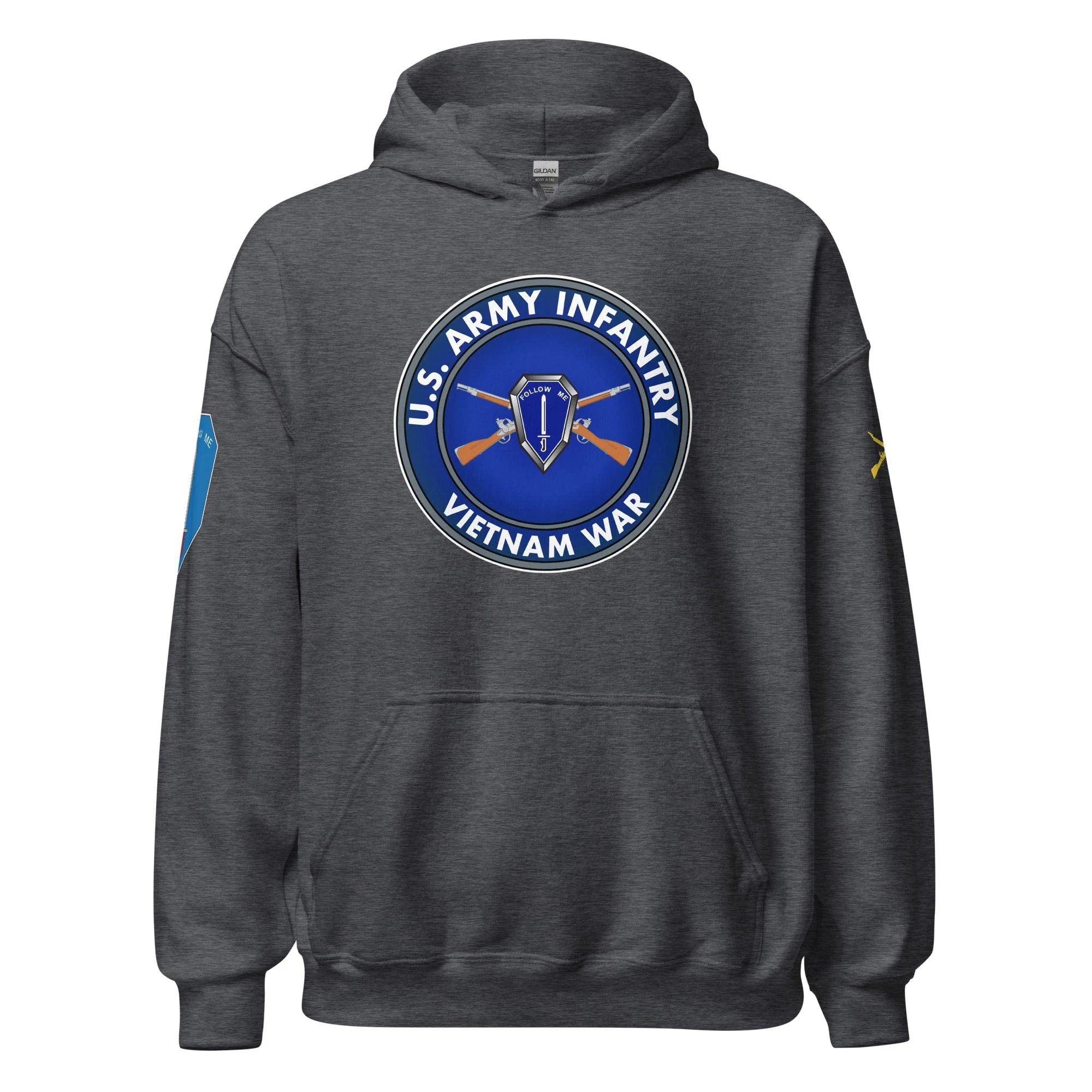 U.S. Army Infantry Branch Vietnam Veteran Unisex Hoodie - Image 9