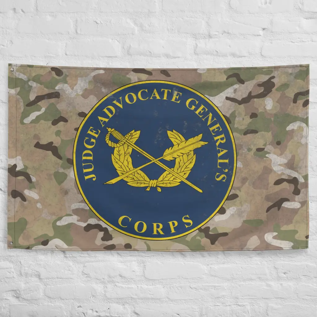 U.S. Army JAG Corps Branch Plaque Indoor Wall Flag - Image 4