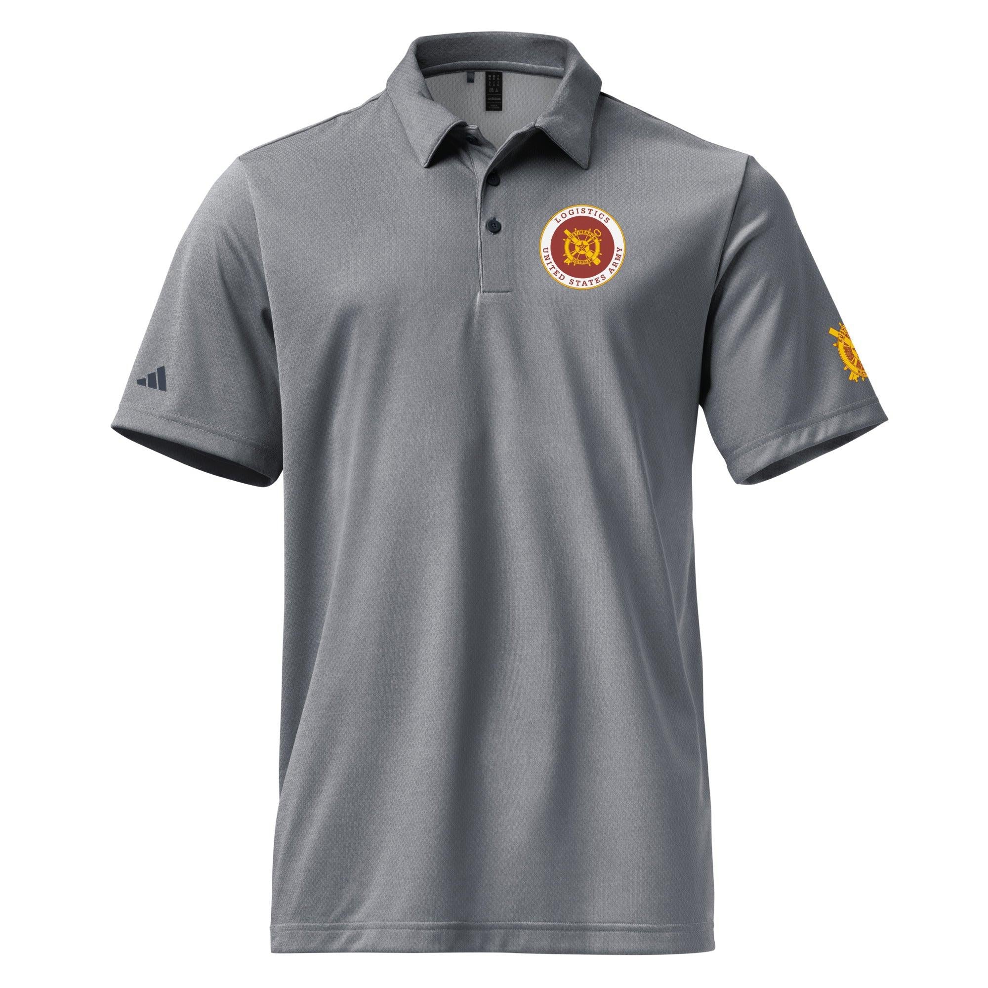 U.S. Army Logistics Adidas® Unisex Space-Dyed Polo - Image 5