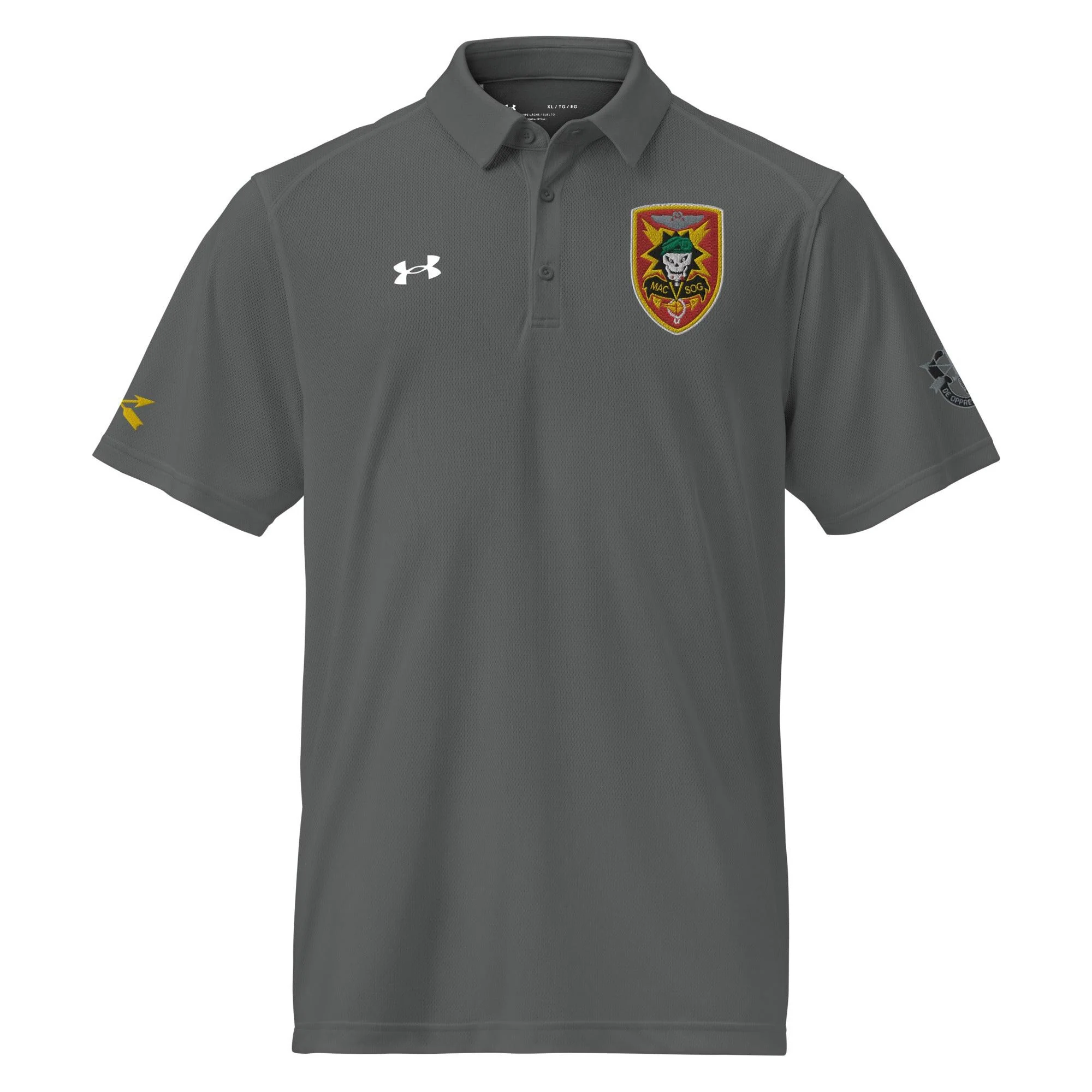 U.S. Army MACV-SOG Embroidered Under Armour® Men's Polo - Image 13