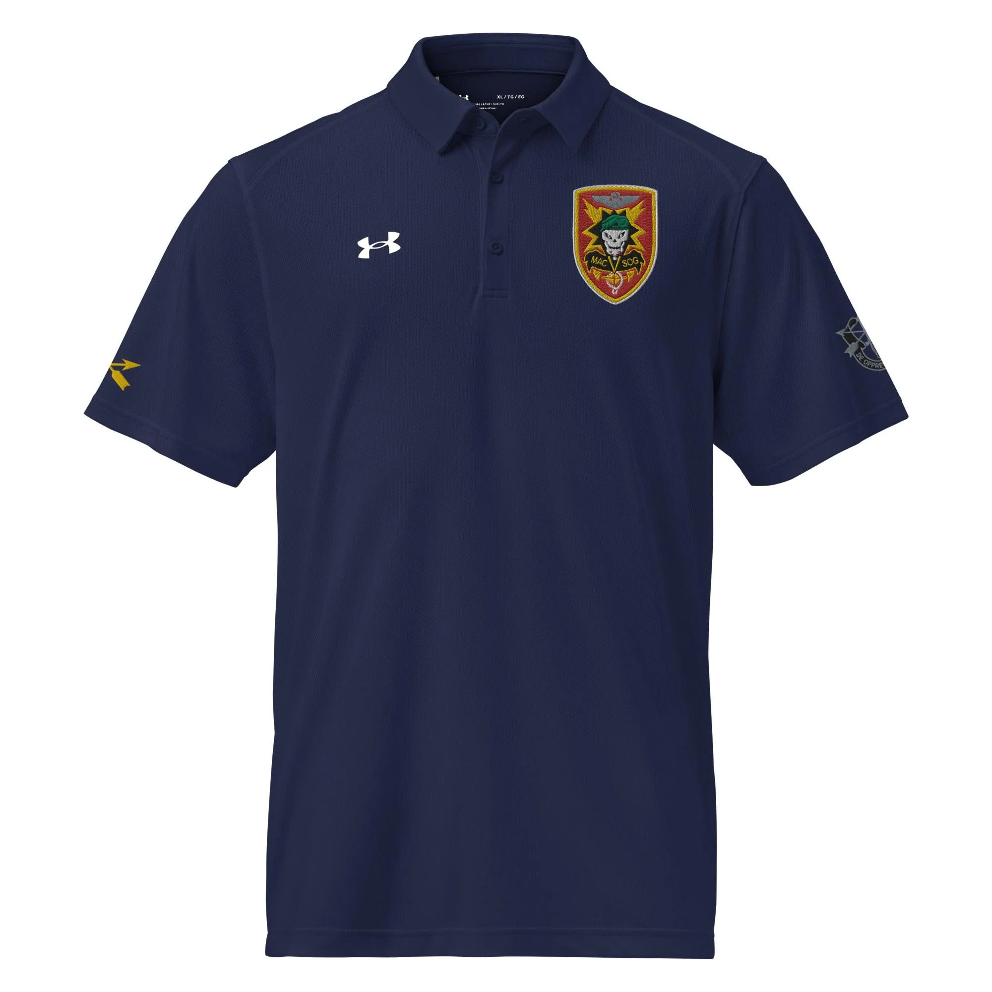 U.S. Army MACV-SOG Embroidered Under Armour® Men's Polo - Image 7