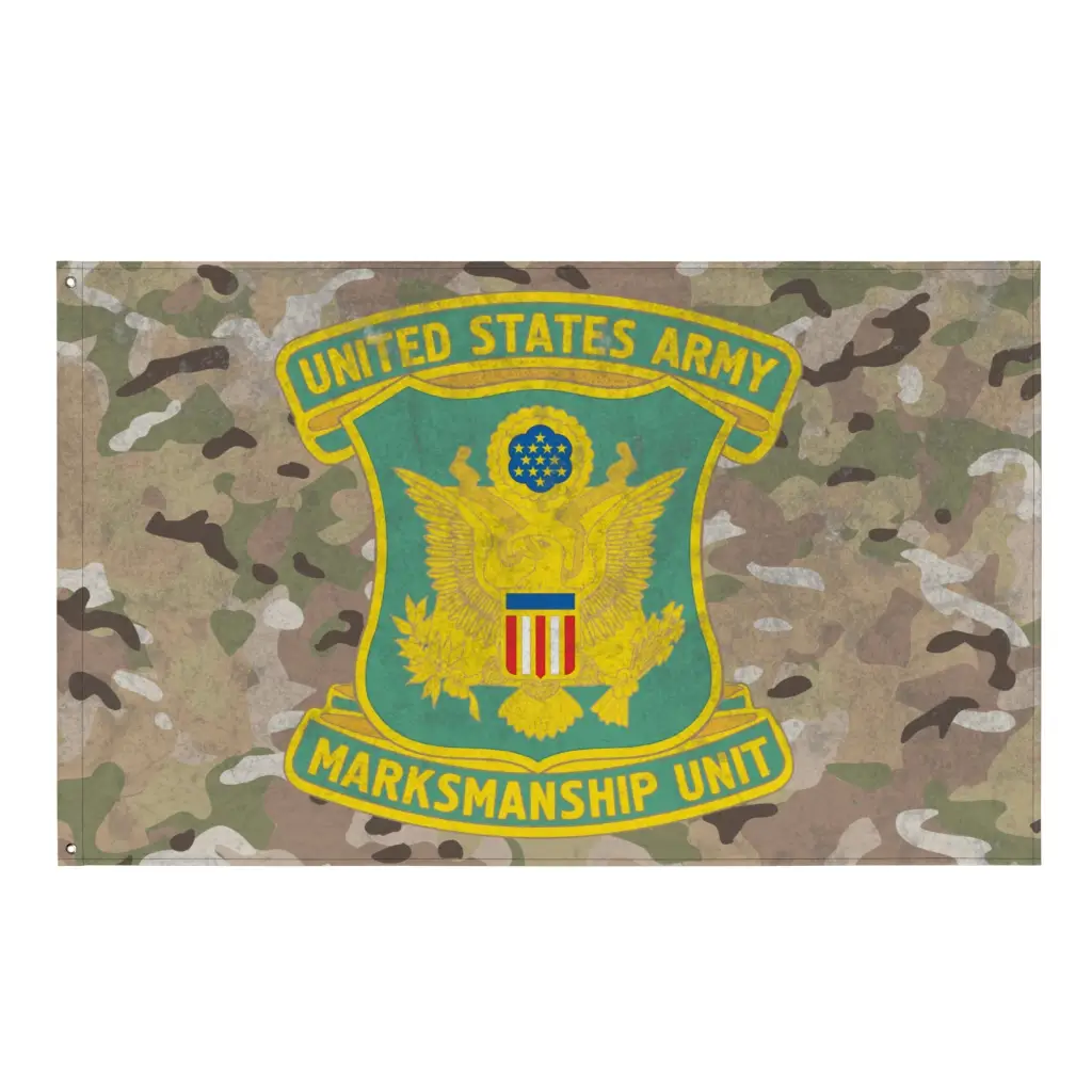 U.S. Army Marksmanship Unit Logo Indoor Wall Flag