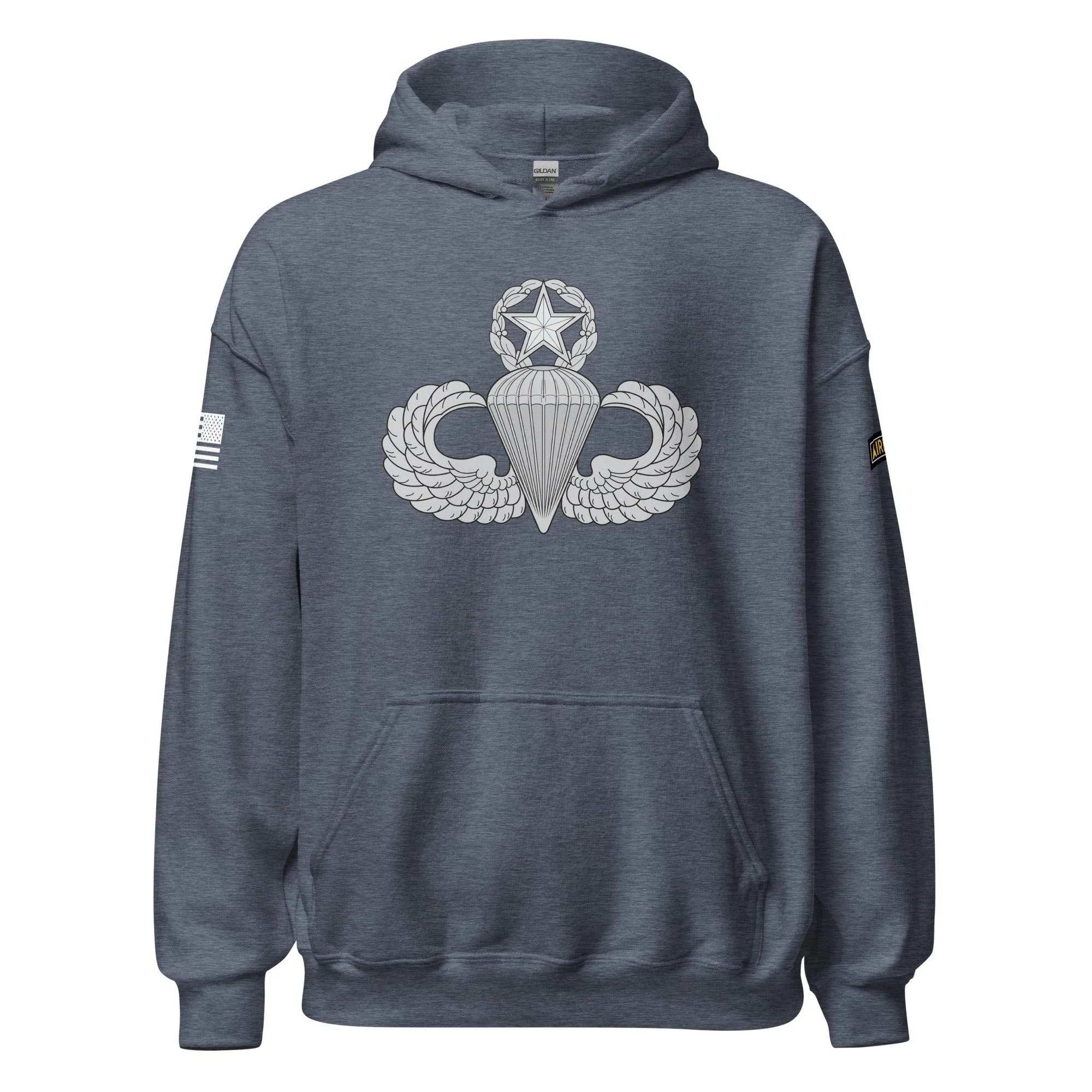 U.S. Army Master Parachutist Badge Unisex Paratrooper Hoodie - Image 17