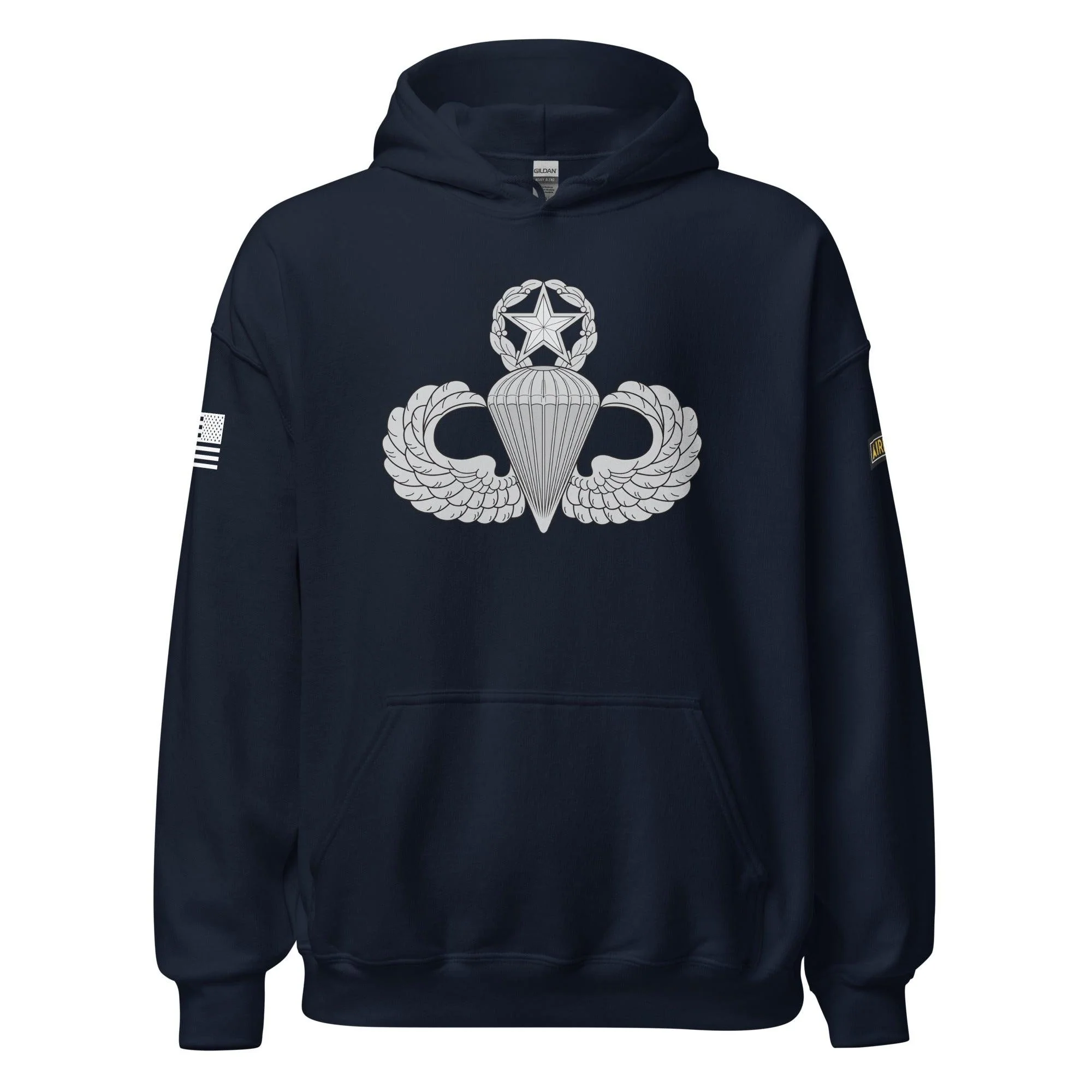 U.S. Army Master Parachutist Badge Unisex Paratrooper Hoodie - Image 5