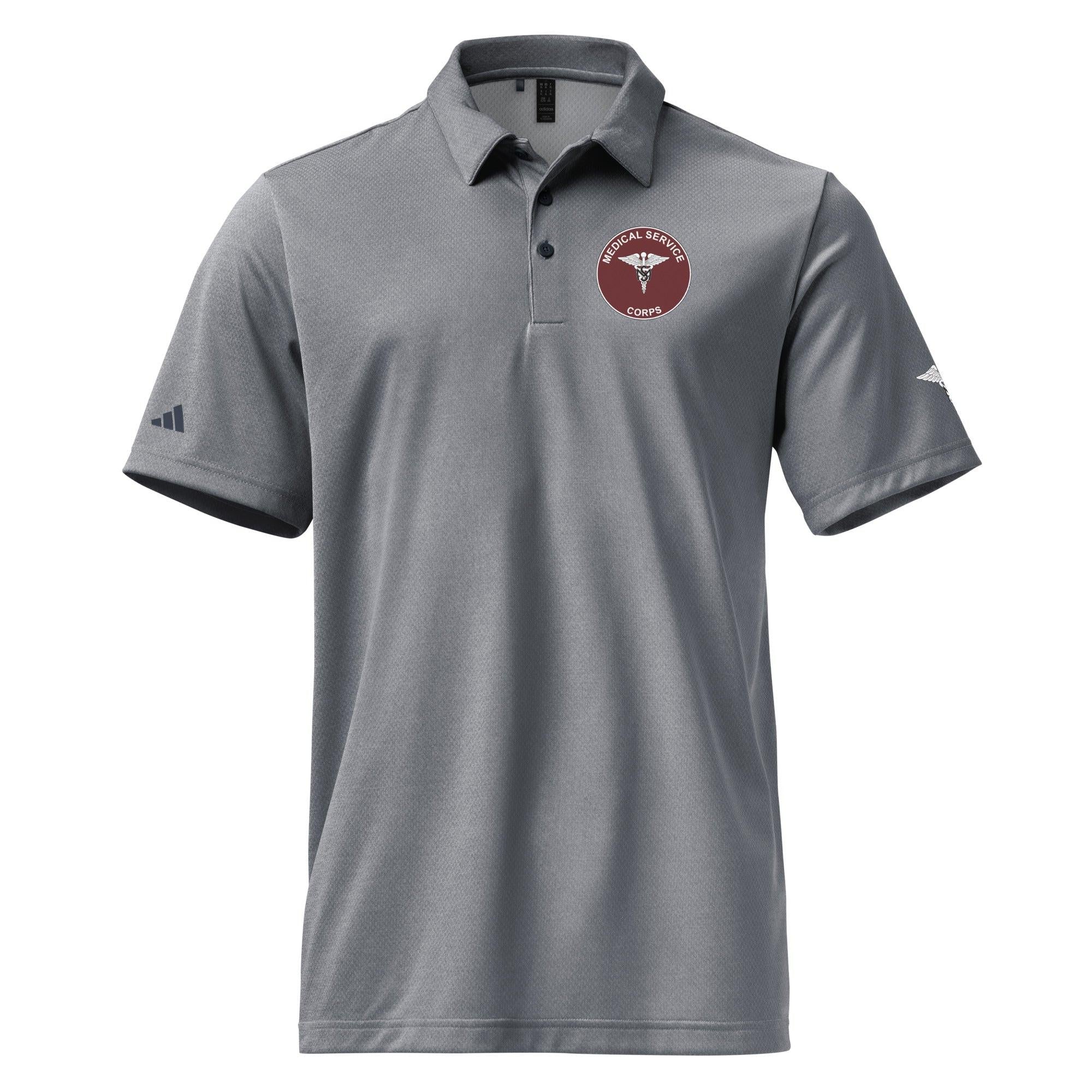 U.S. Army Medical Service Corps Adidas® Unisex Space-Dyed Polo - Image 5