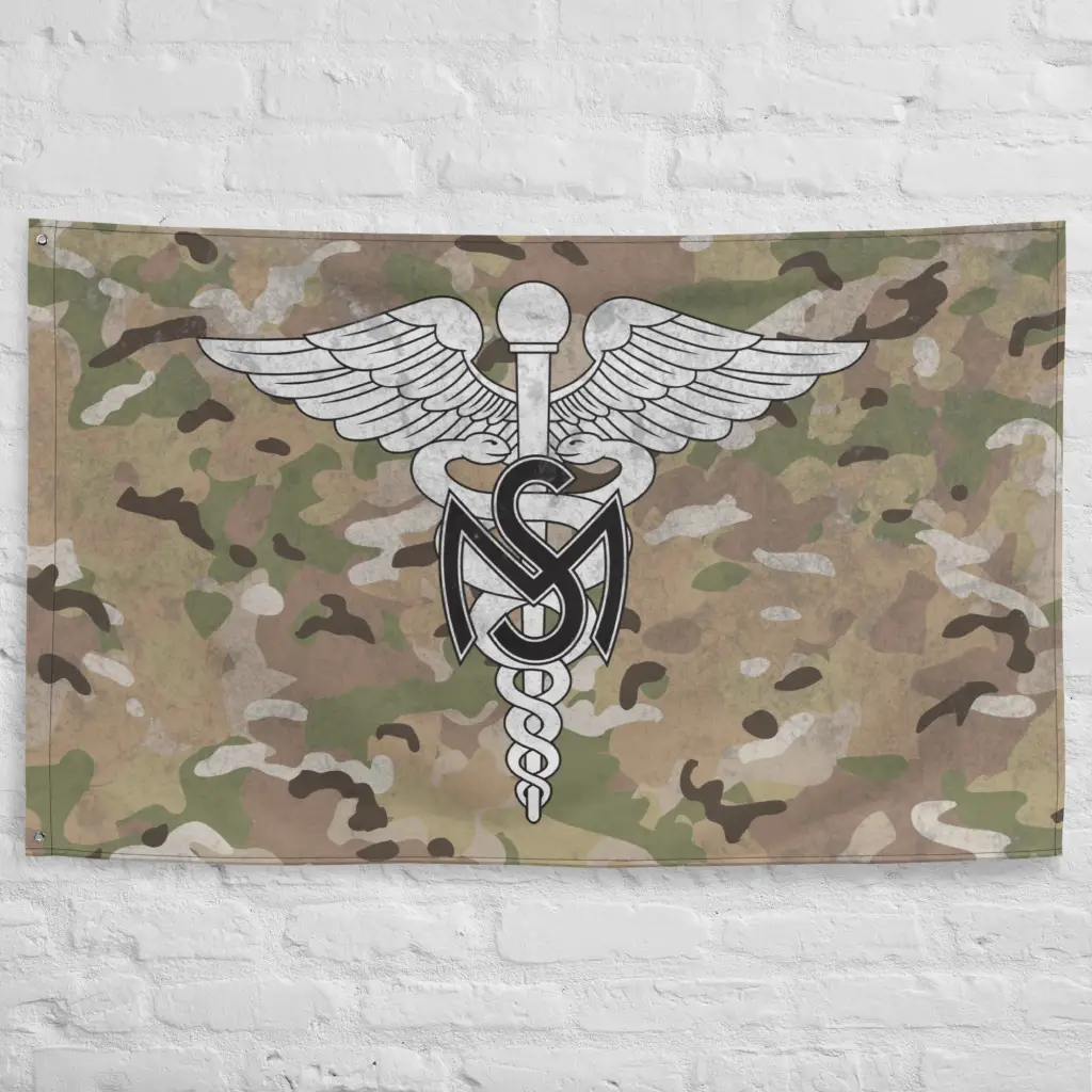 U.S. Army Medical Service Corps Indoor Wall Flag - Image 5