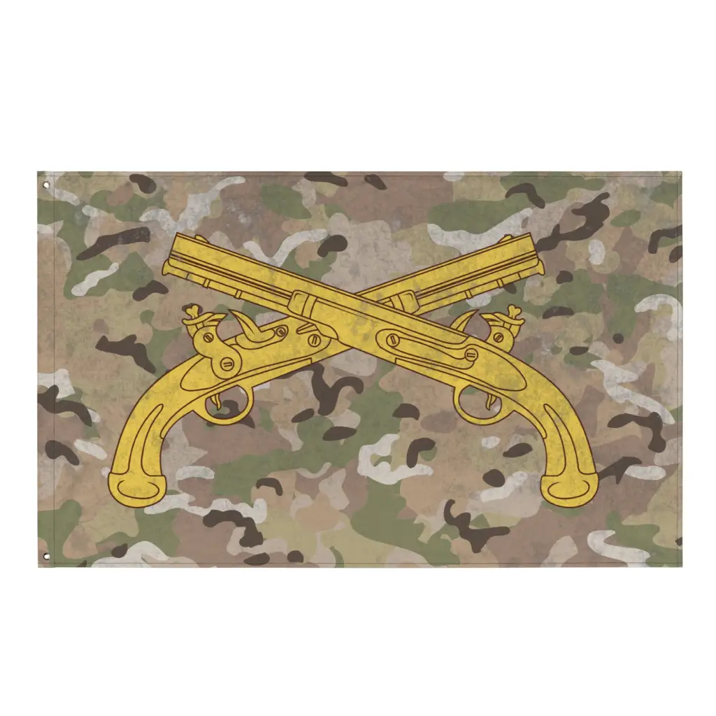 U.S. Army Military Police (MP) Corps Branch Pistols Indoor Wall Flag