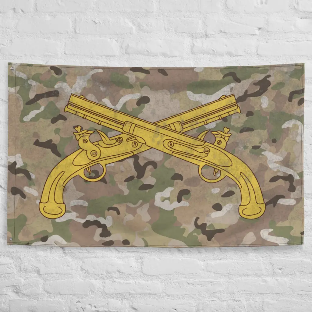 U.S. Army Military Police (MP) Corps Branch Pistols Indoor Wall Flag - Image 5