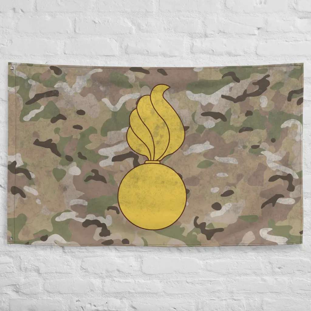 U.S. Army Ordnance Corps Branch Emblem Indoor Wall Flag - Image 4