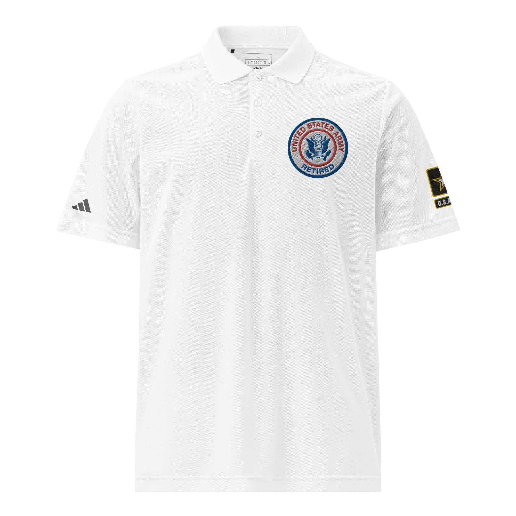 U.S. Army Retired Embroidered Adidas® Sport Polo - Image 17