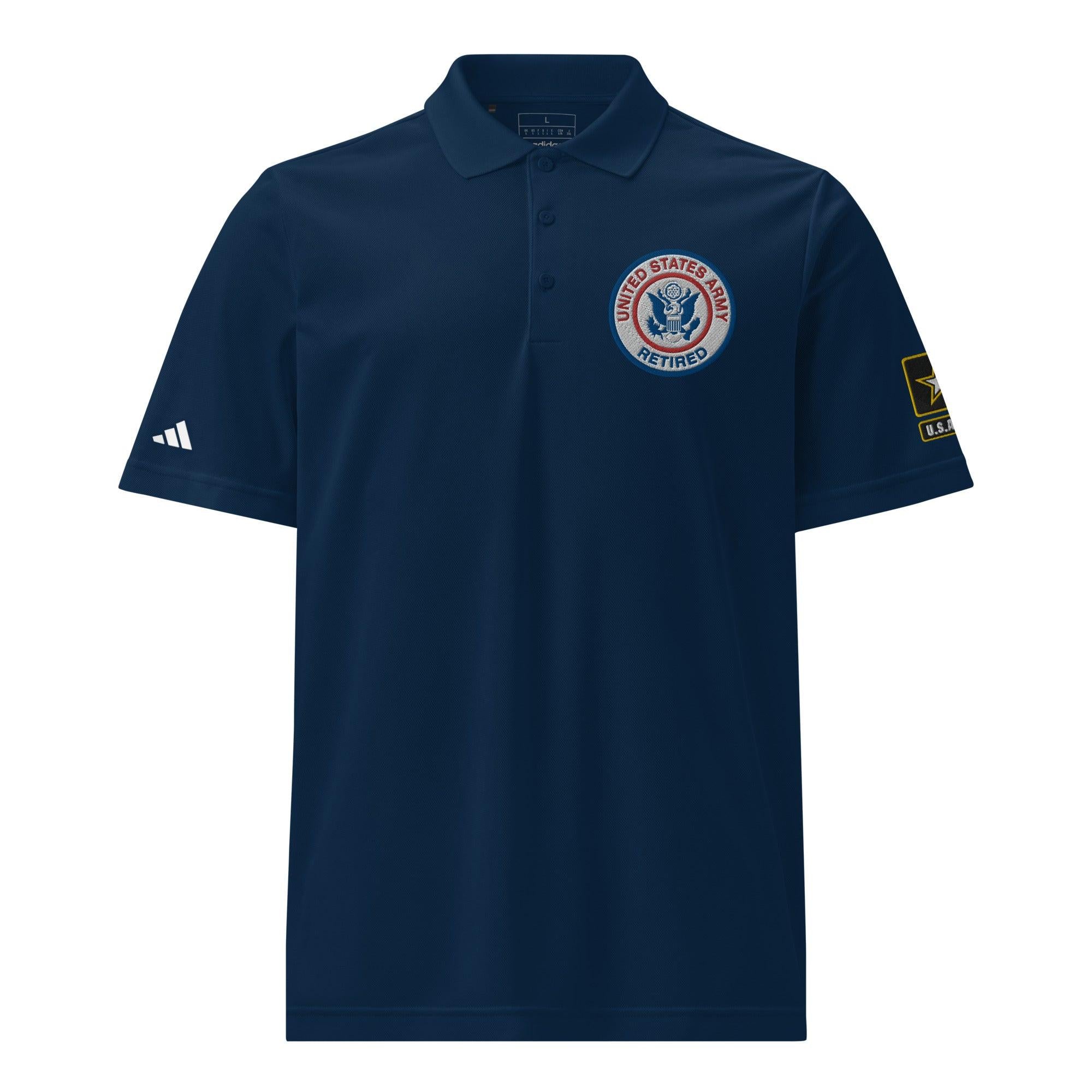 U.S. Army Retired Embroidered Adidas® Sport Polo - Image 5