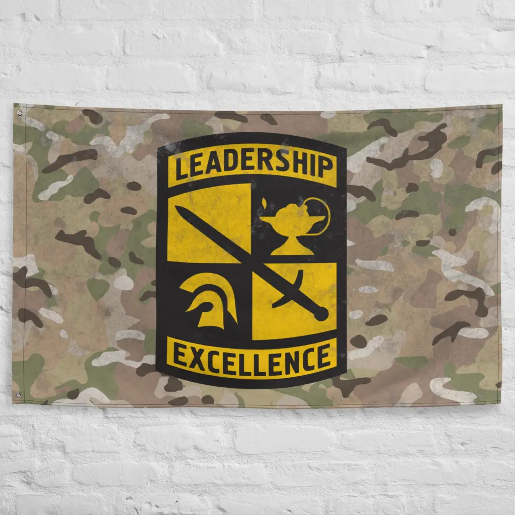 U.S. Army ROTC Cadet Command OCP Camo Indoor Wall Flag - Image 4