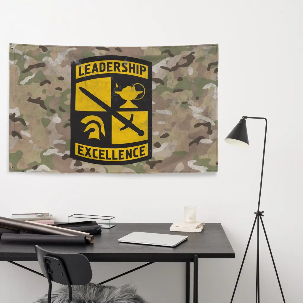 U.S. Army ROTC Cadet Command OCP Camo Indoor Wall Flag - Image 5