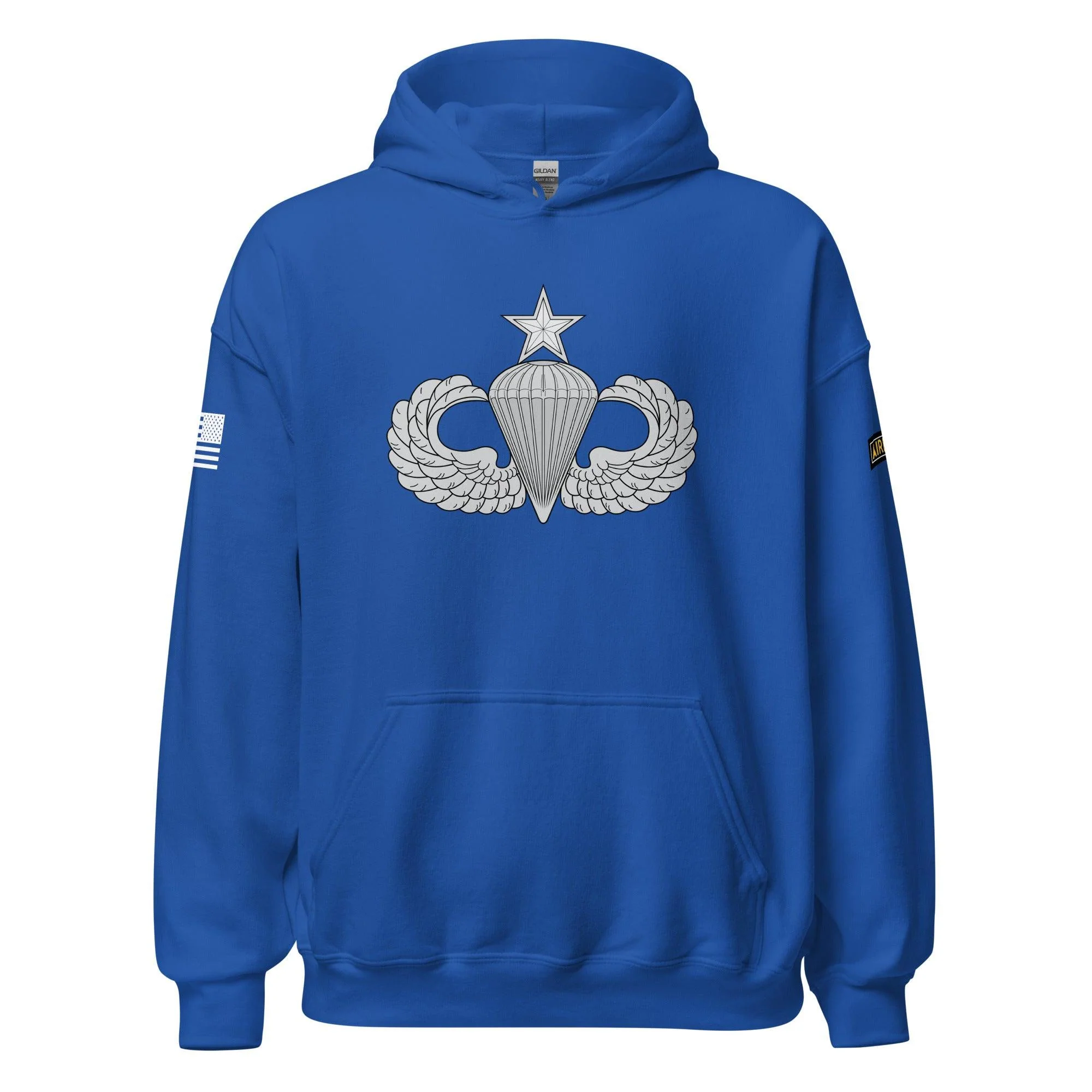 U.S. Army Senior Parachutist Badge Unisex Paratrooper Hoodie - Image 13