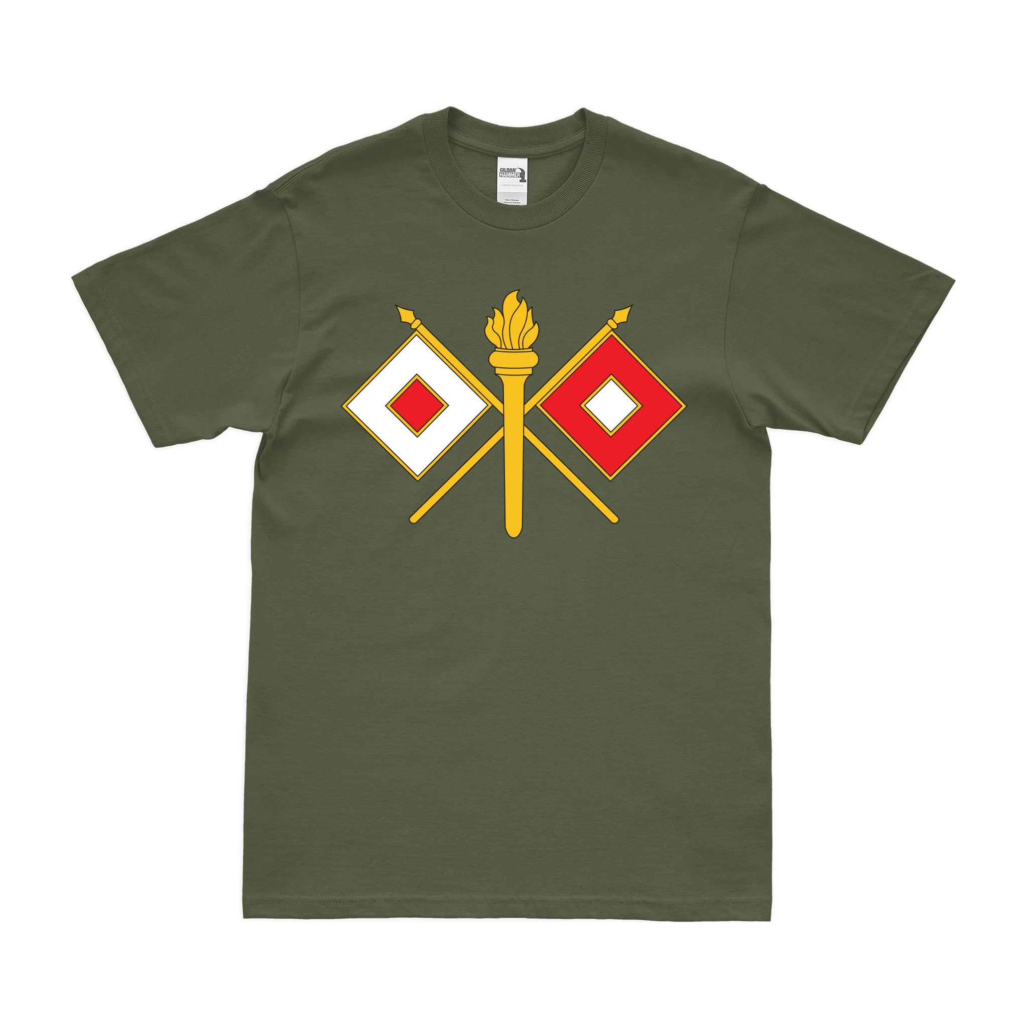 U.S. Army Signal Corps 'USASC' Branch Emblem T-Shirt - Image 2