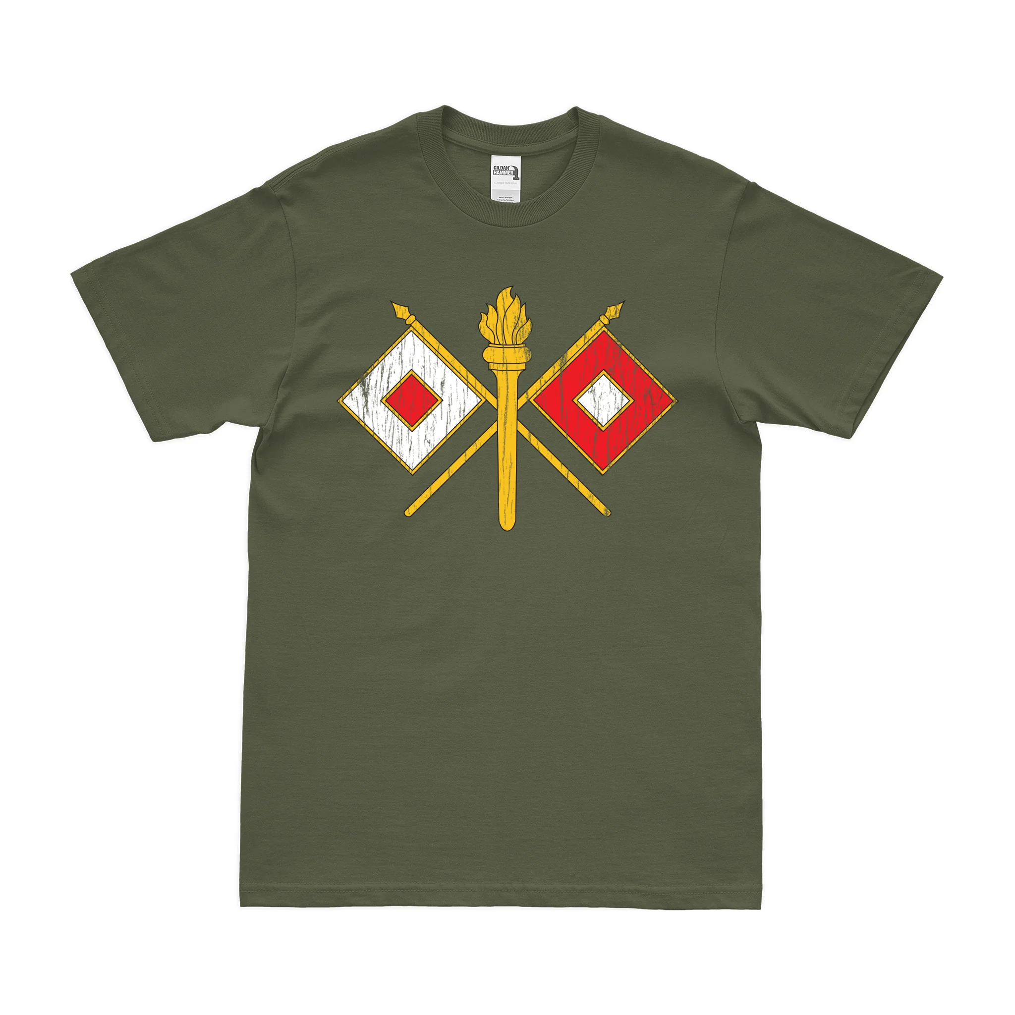 U.S. Army Signal Corps 'USASC' Branch Emblem T-Shirt - Image 3