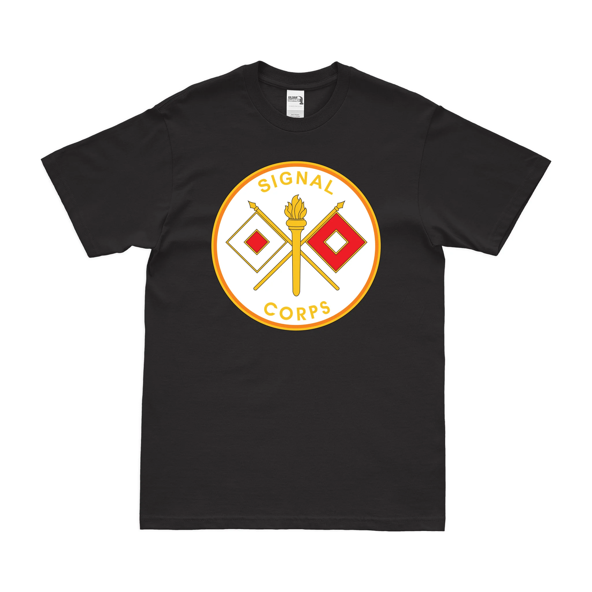 U.S. Army Signal Corps 'USASC' Branch Plaque T-Shirt