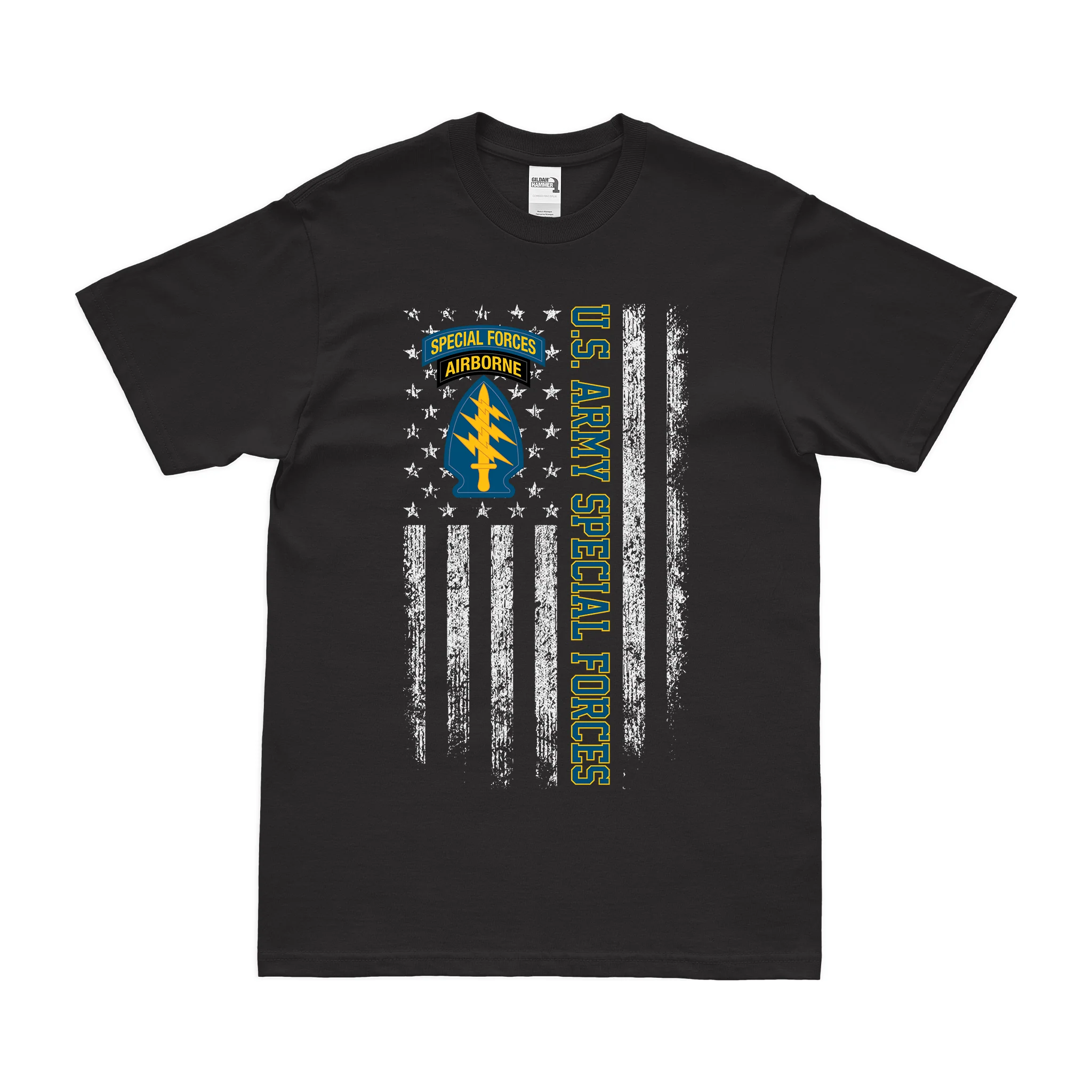 U.S. Army Special Forces American Flag T-Shirt