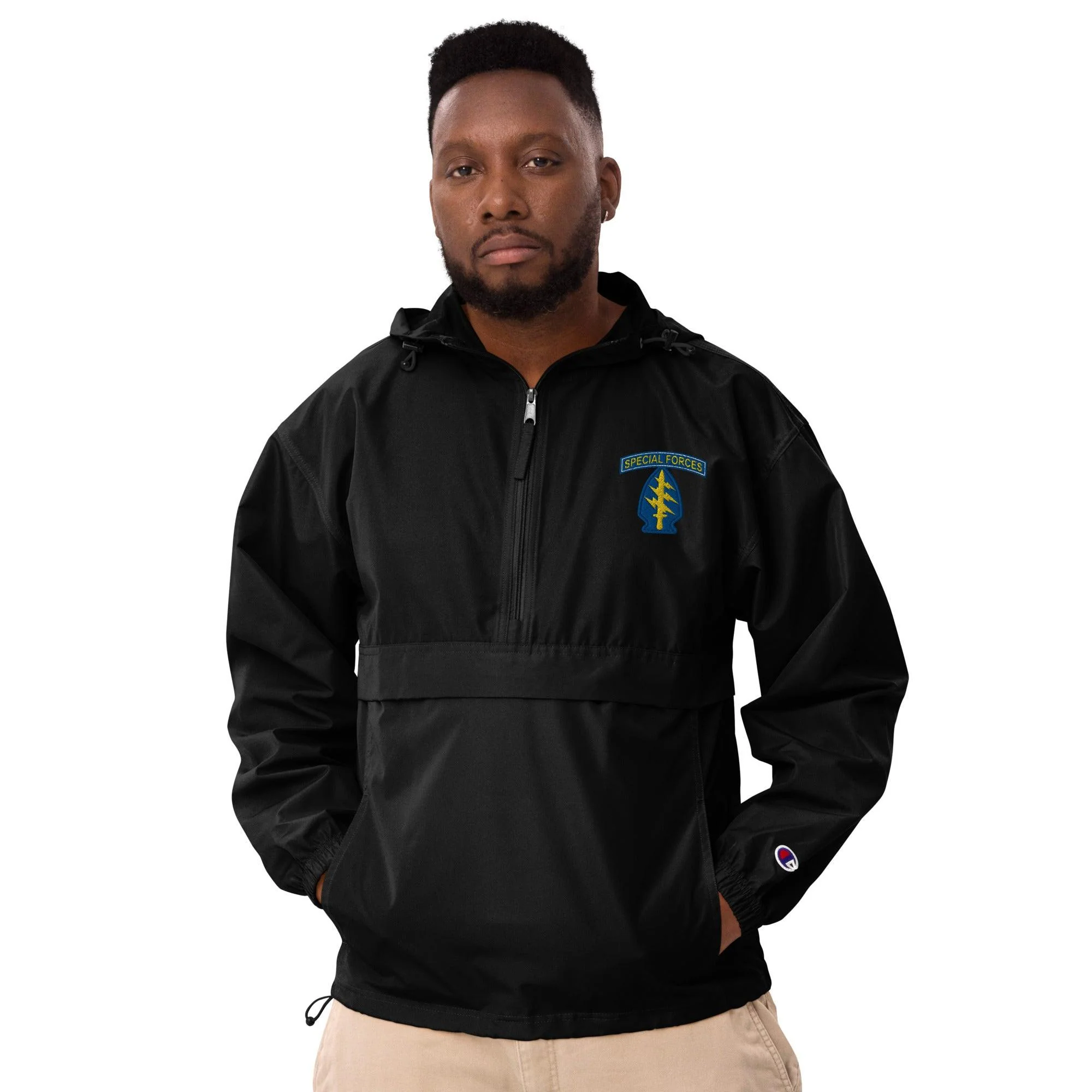 U.S. Army Special Forces Embroidered Champion® Packable Jacket - Image 3