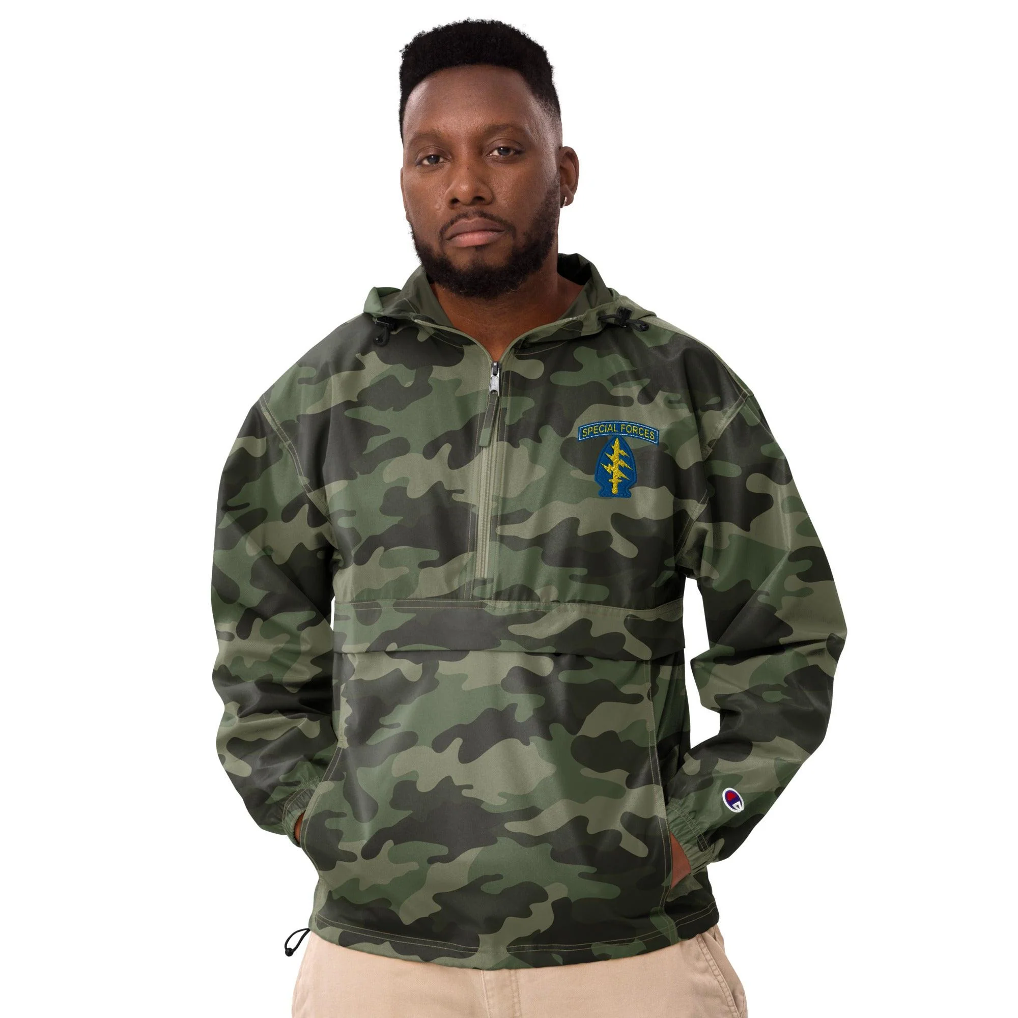 U.S. Army Special Forces Embroidered Champion® Packable Jacket - Image 9