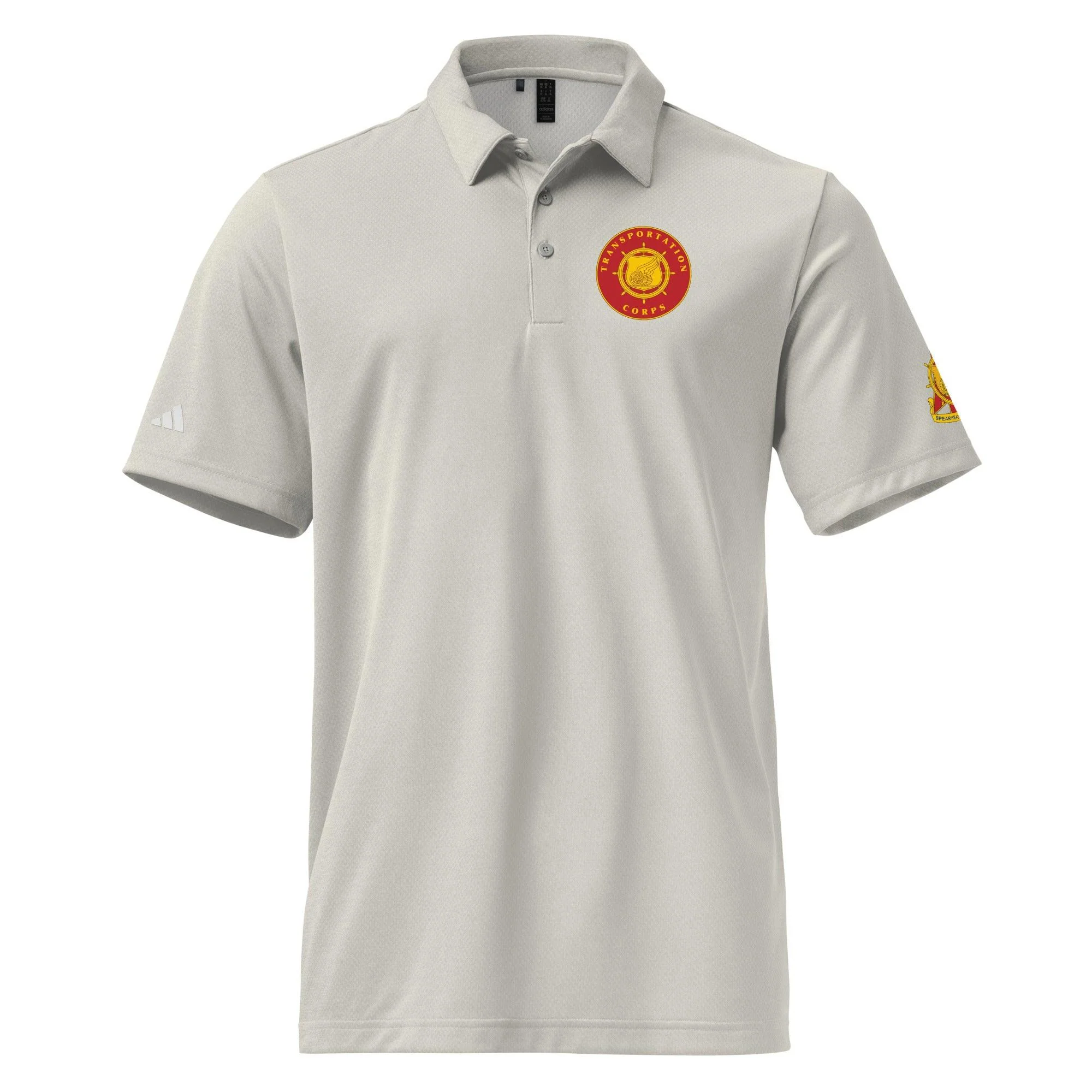 U.S. Army Transportation Corps Adidas® Unisex Space-Dyed Polo - Image 13