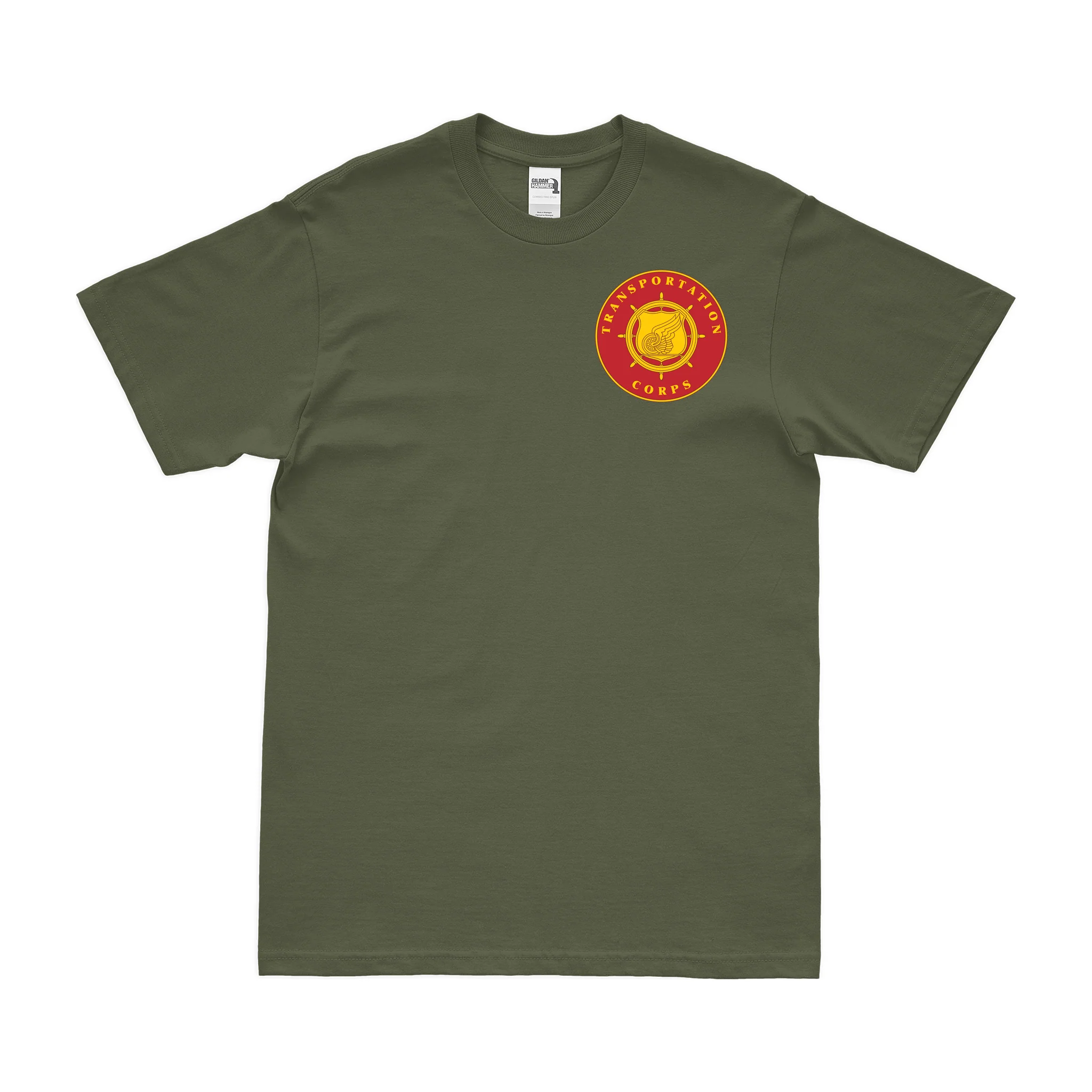 U.S. Army Transportation Corps Left Chest Plaque T-Shirt - Image 2