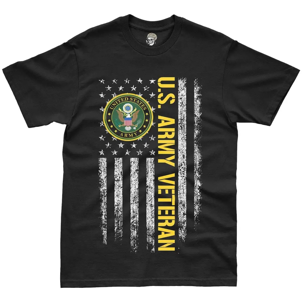 U.S. Army Veteran American Flag T-Shirt