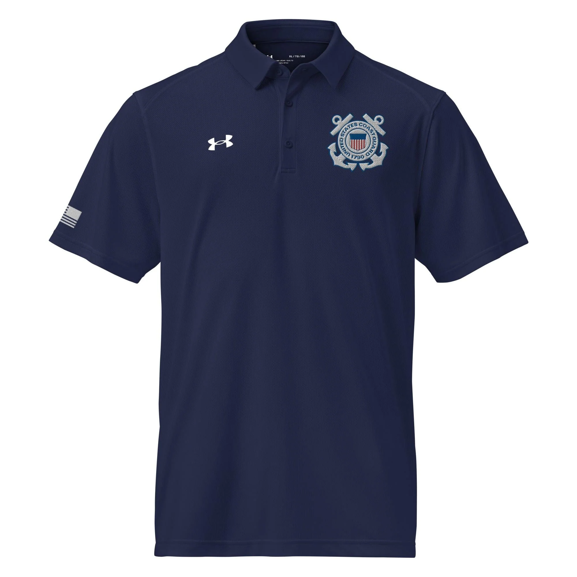 U.S. Coast Guard Embroidered Under Armour® Men's Polo - Image 10