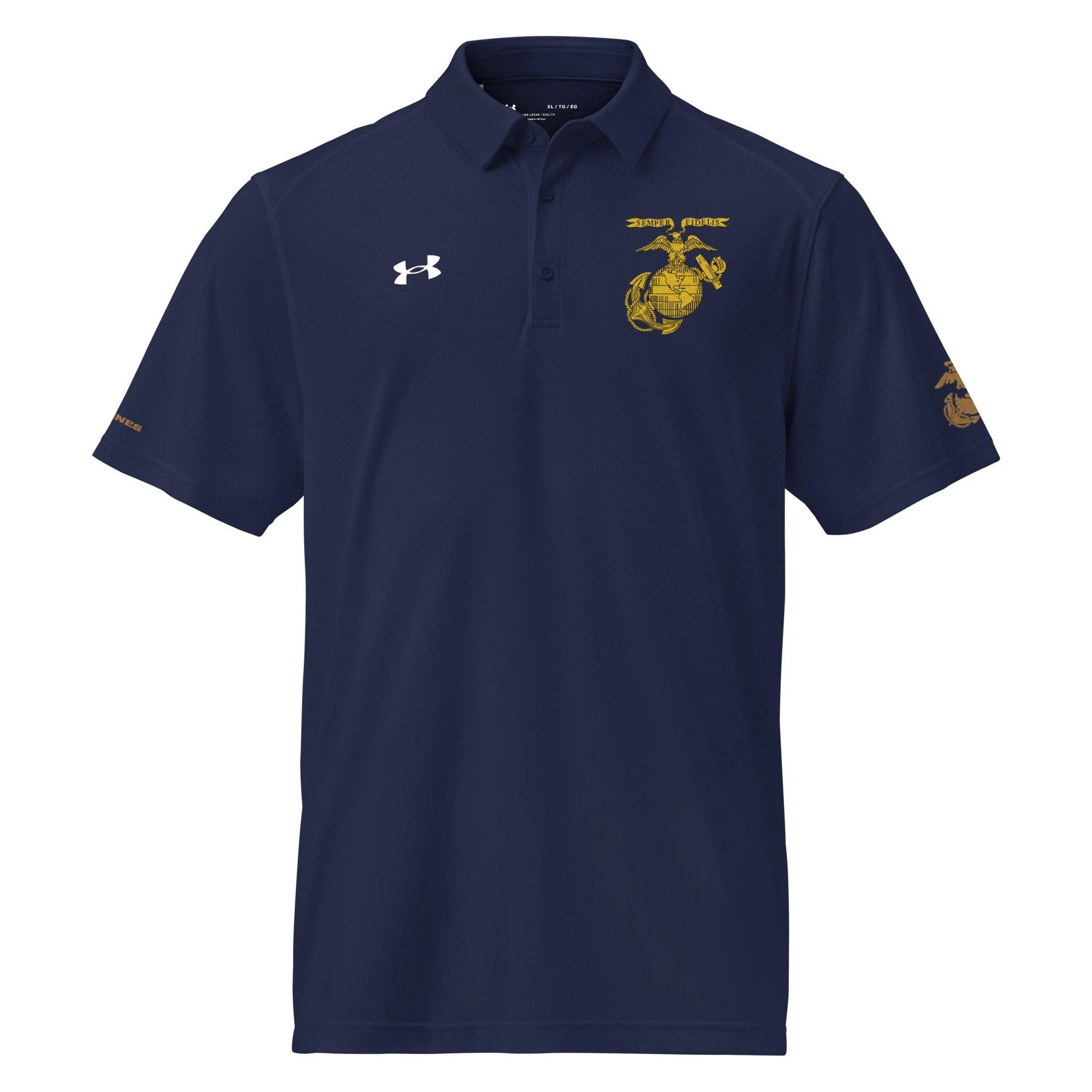 U.S. Marine Corps 1936 EGA Embroidered Under Armour® Men's Polo - Image 6