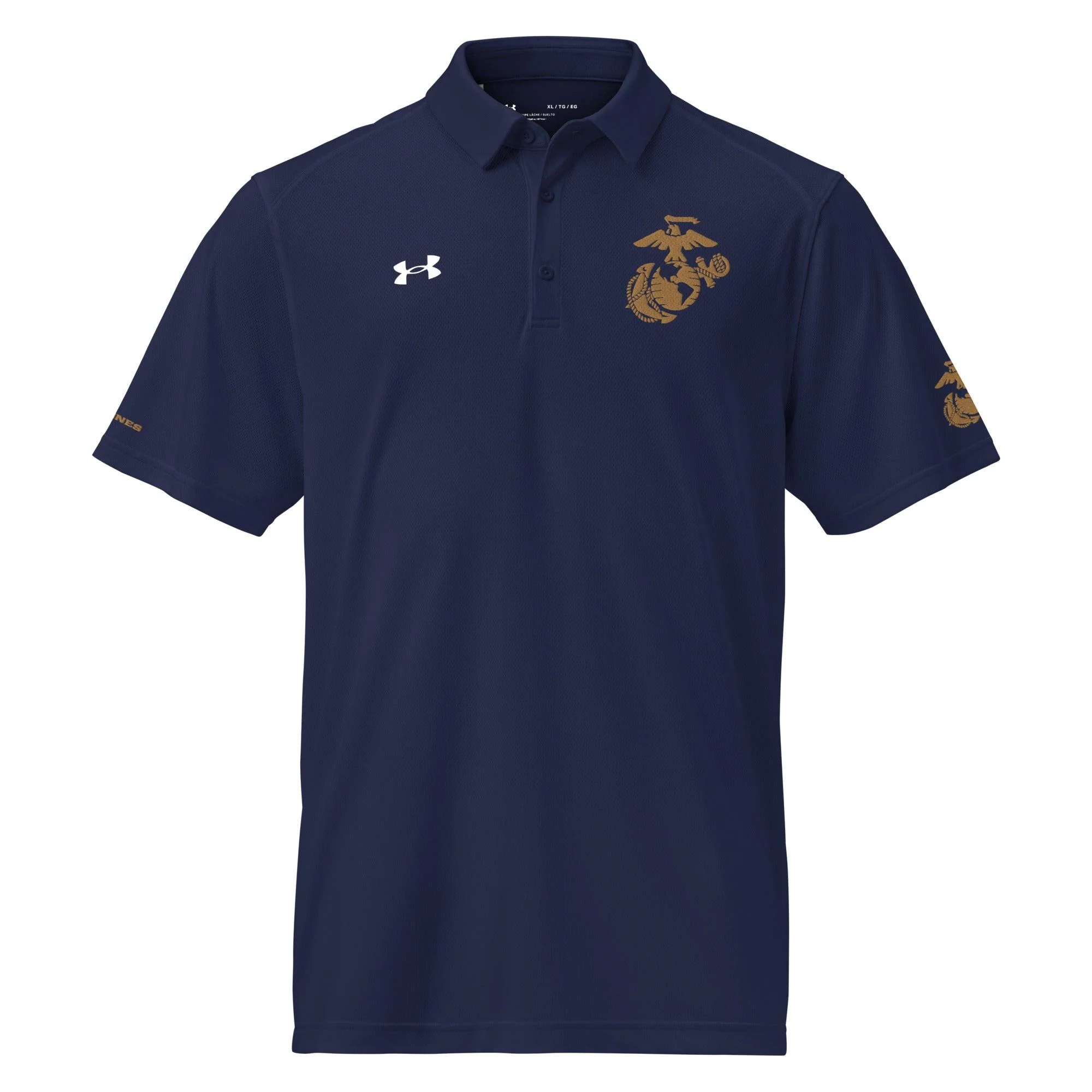 U.S. Marine Corps Modern EGA Embroidered Under Armour® Men's Polo - Image 6