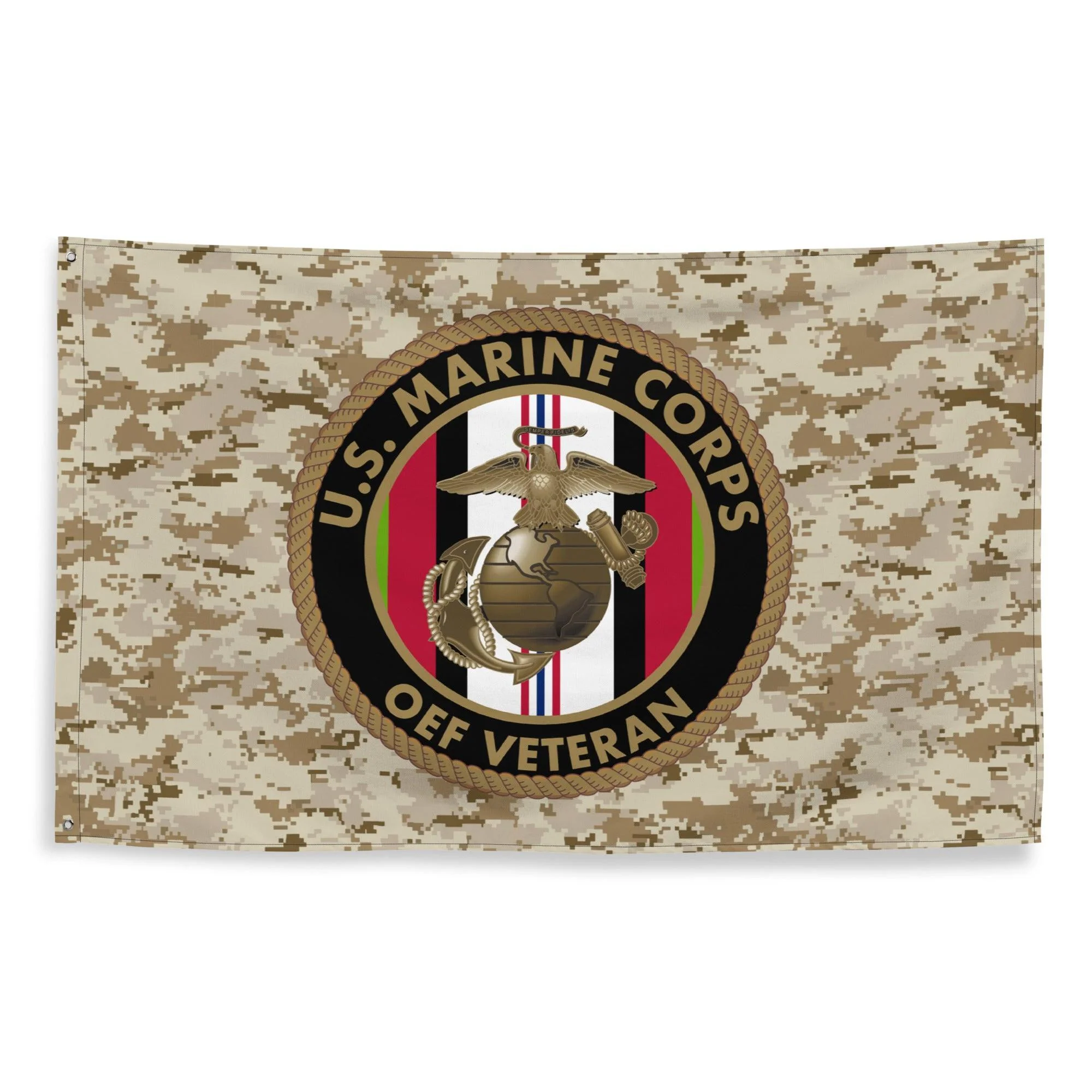 U.S. Marine Corps Operation Enduring Freedom OEF Veteran MARPAT Flag - Image 4