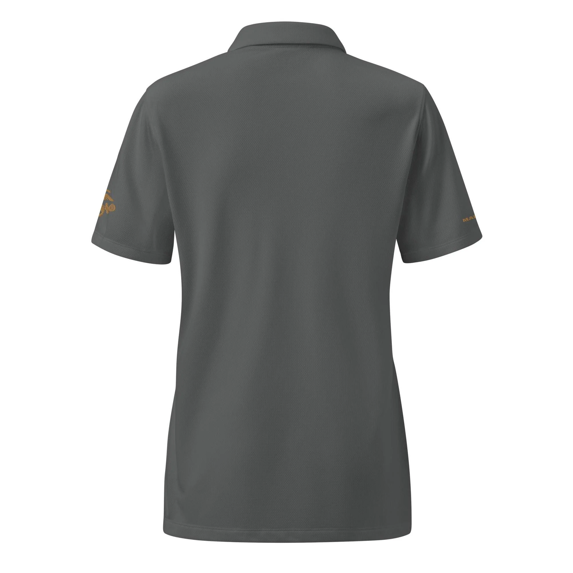 U.S. Marine Corps Tan EGA Embroidered Under Armour® Women's Polo - Image 11