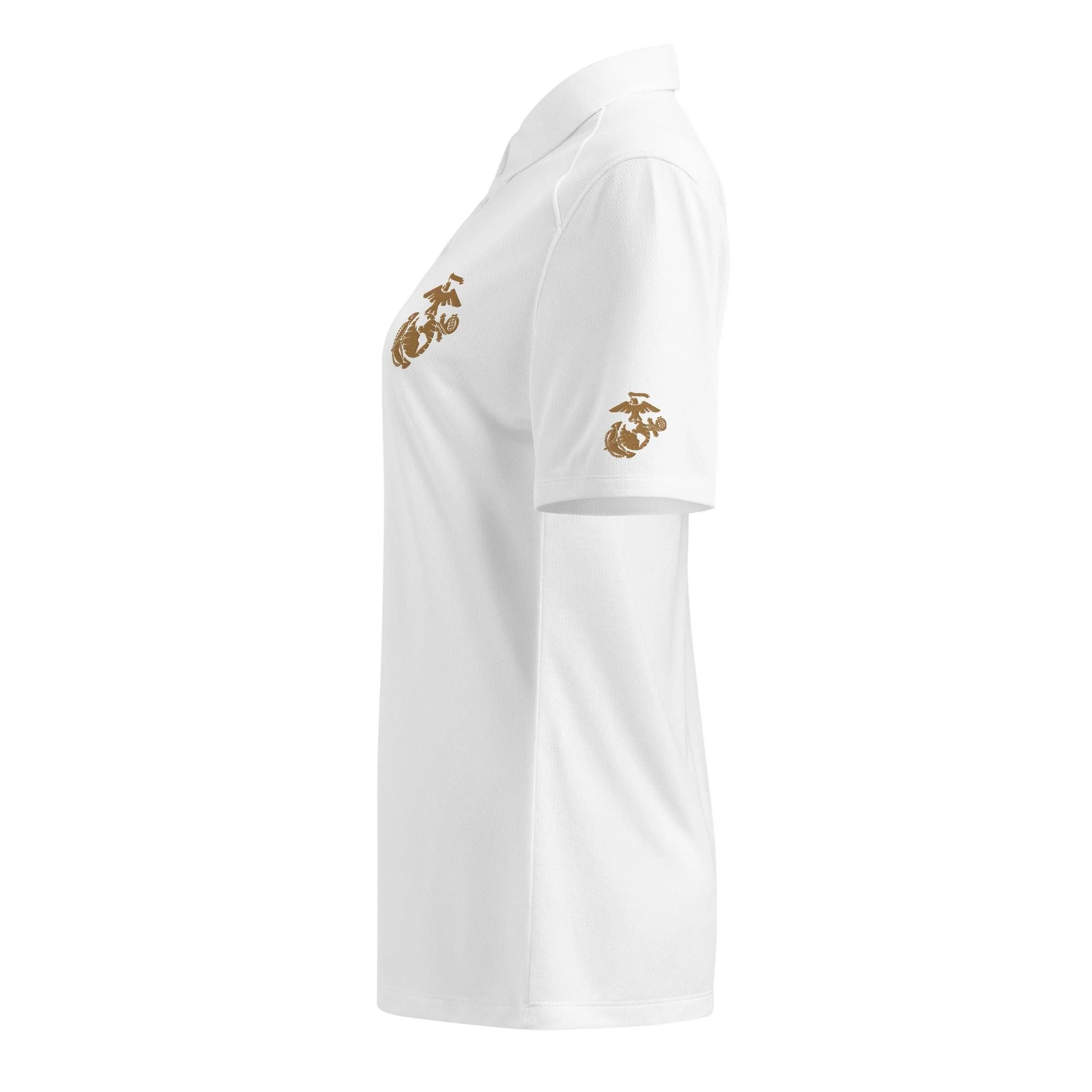 U.S. Marine Corps Tan EGA Embroidered Under Armour® Women's Polo - Image 14