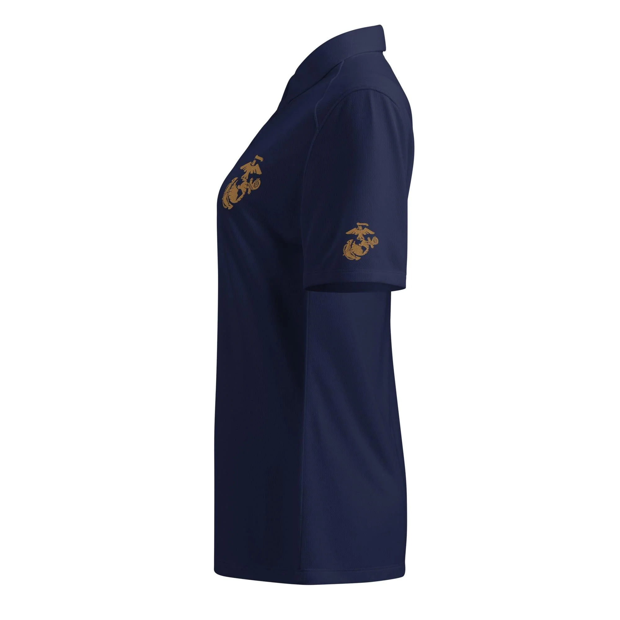 U.S. Marine Corps Tan EGA Embroidered Under Armour® Women's Polo - Image 6