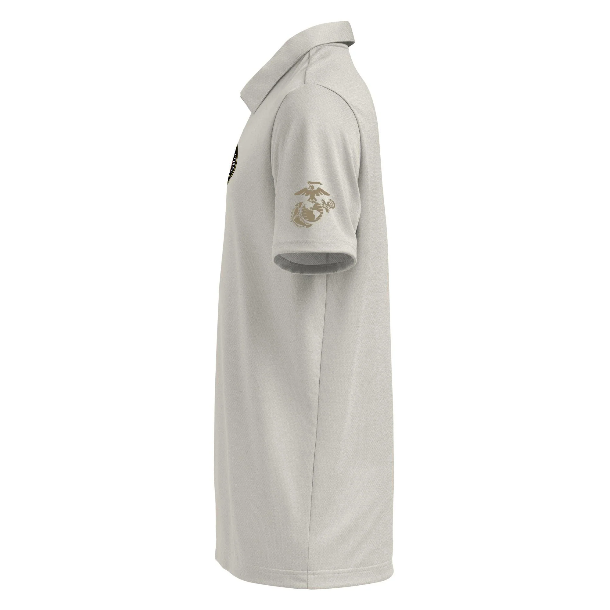 U.S. Marine Corps Veteran Left Chest Emblem Adidas® Polo Shirt - Image 15