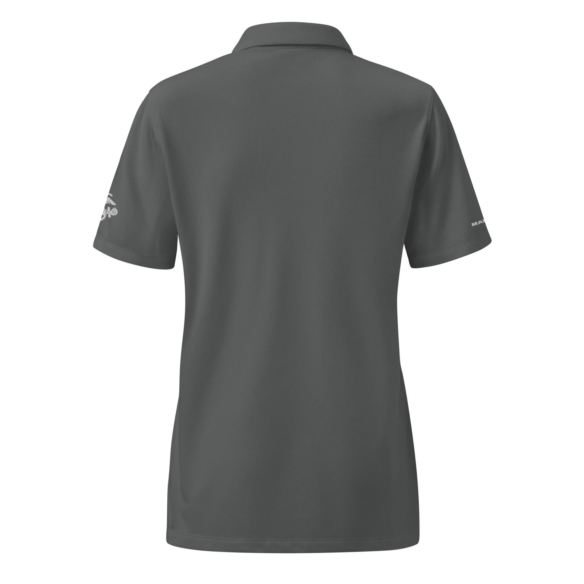 U.S. Marine Corps White EGA Embroidered Under Armour® Women's Polo - Image 11