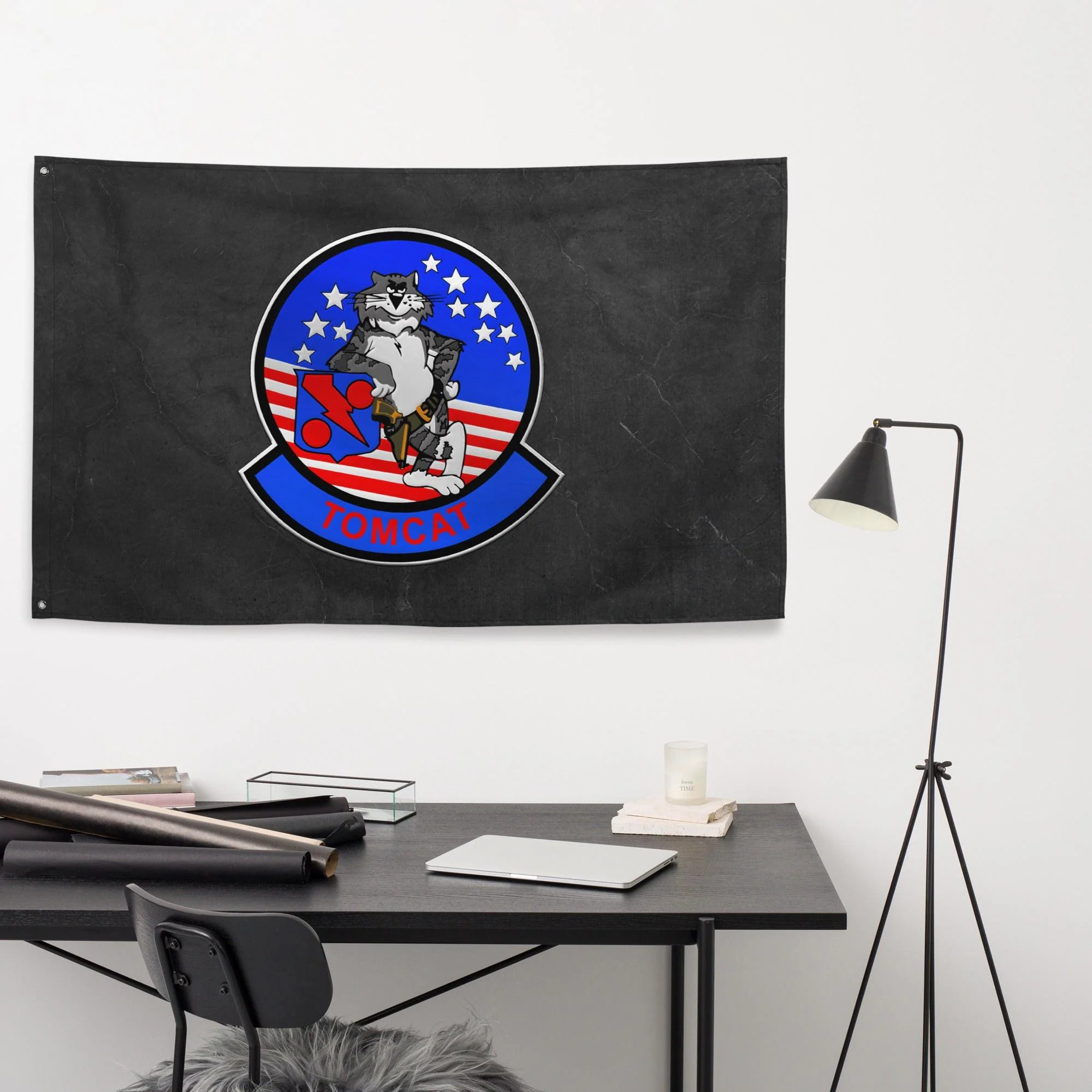 U.S. Navy Fighter Squadron 11 (VF-11) F-14 Tomcat Flag - Image 2