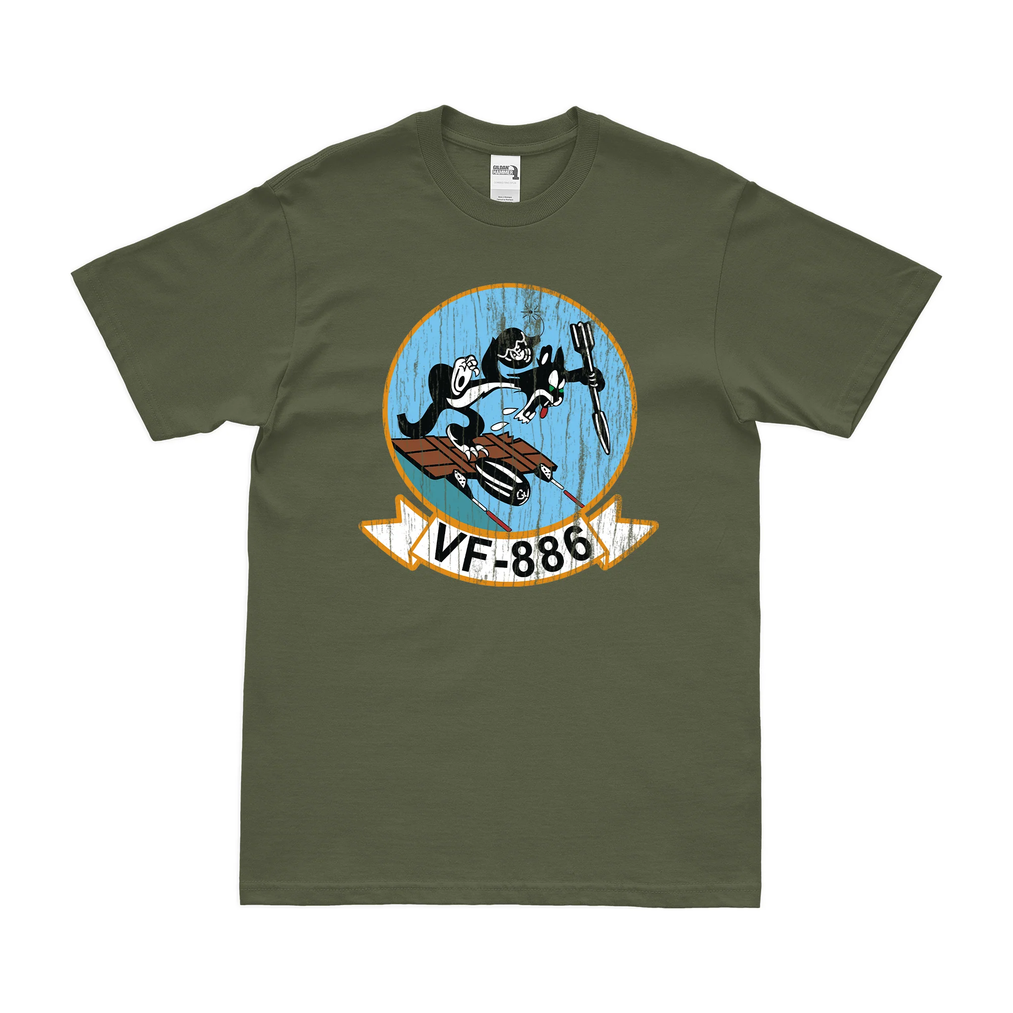 U.S. Navy Fighter Squadron 886 (VF-886) T-Shirt - Image 4