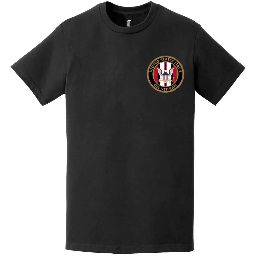 U.S. Navy Operation Enduring Freedom (OEF) Veteran Left Chest T-Shirt