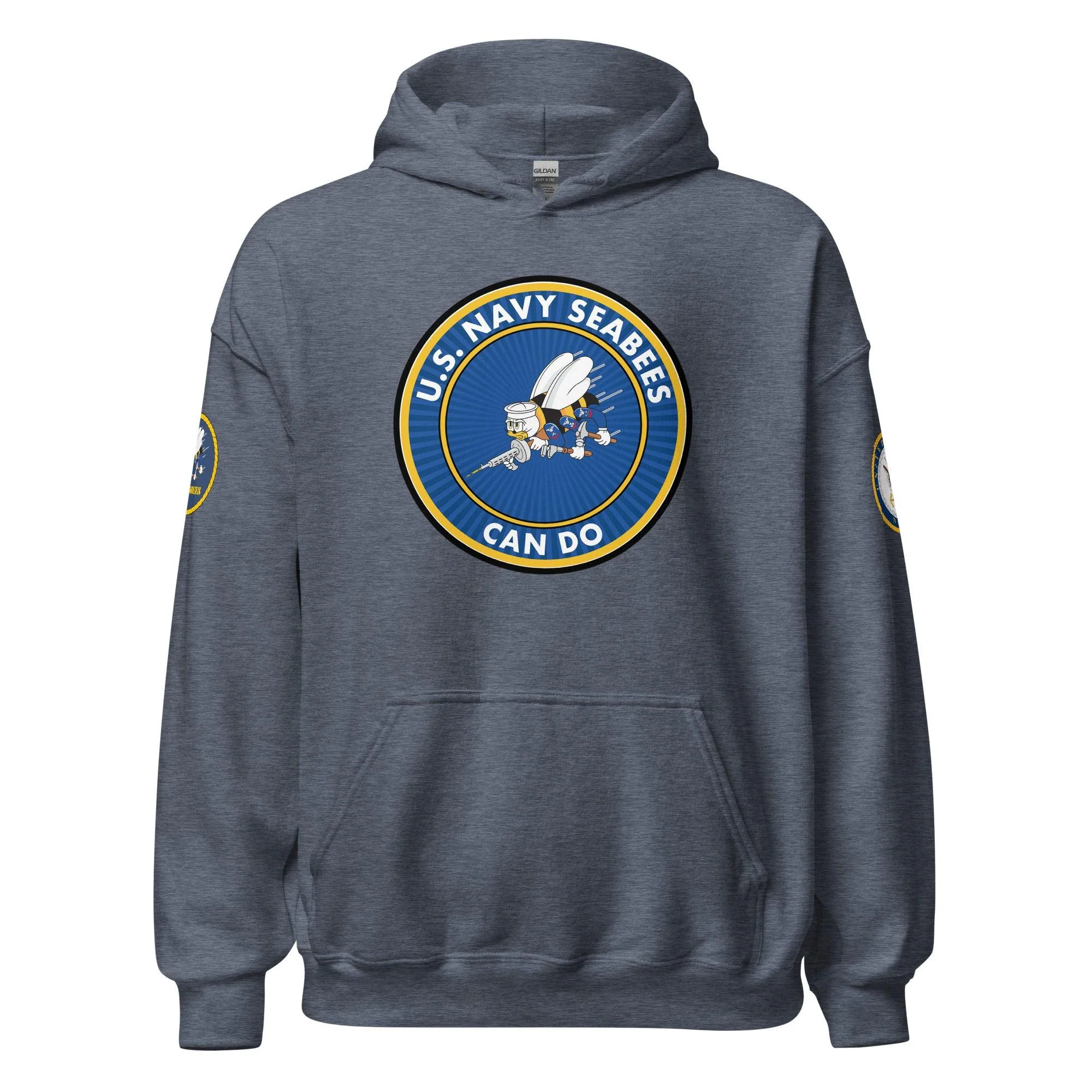 U.S. Navy Seabees "Can Do" Motto Unisex Hoodie - Image 17