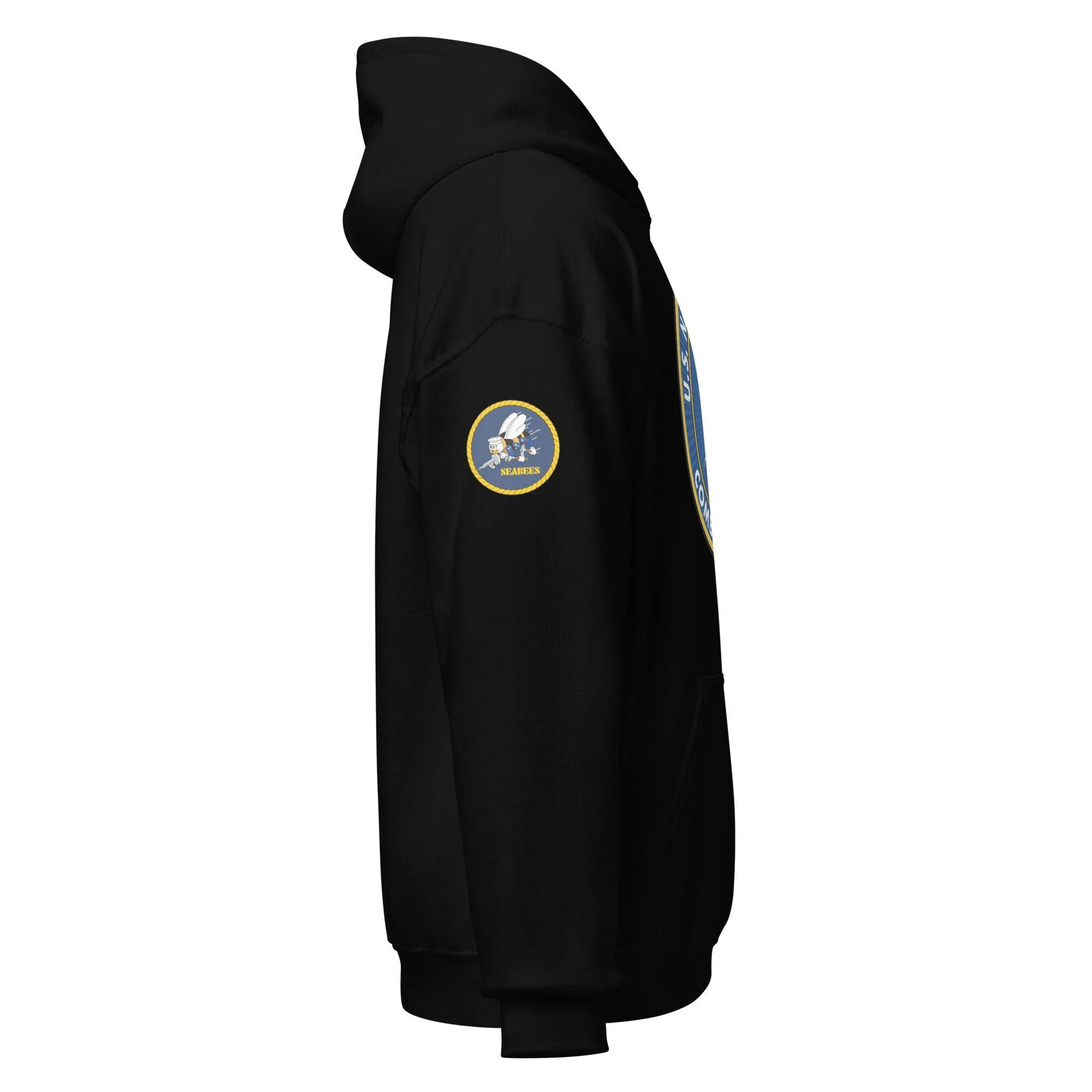 U.S. Navy Seabees Combat Veteran Unisex Hoodie - Image 2