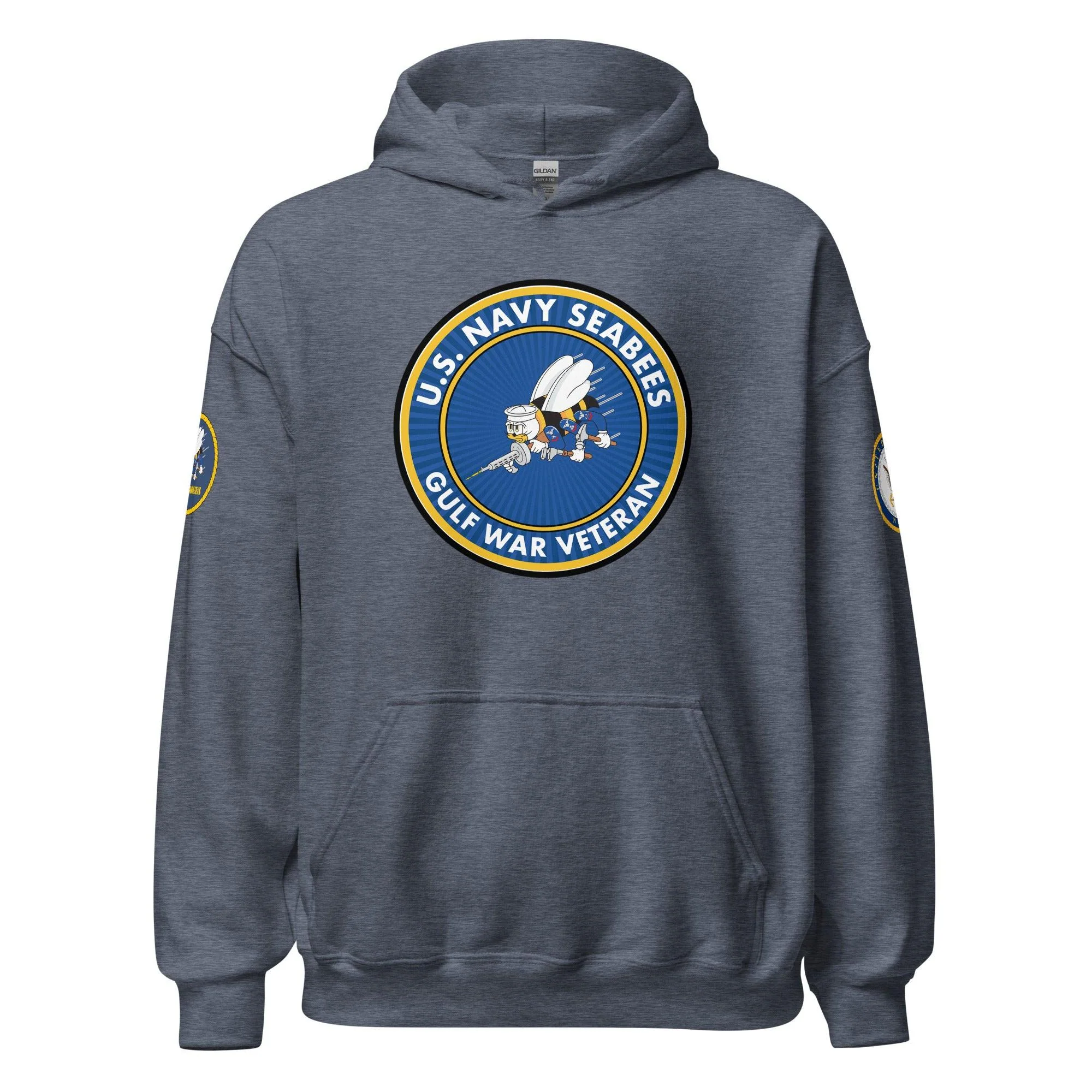 U.S. Navy Seabees Gulf War Veteran Unisex Hoodie - Image 17