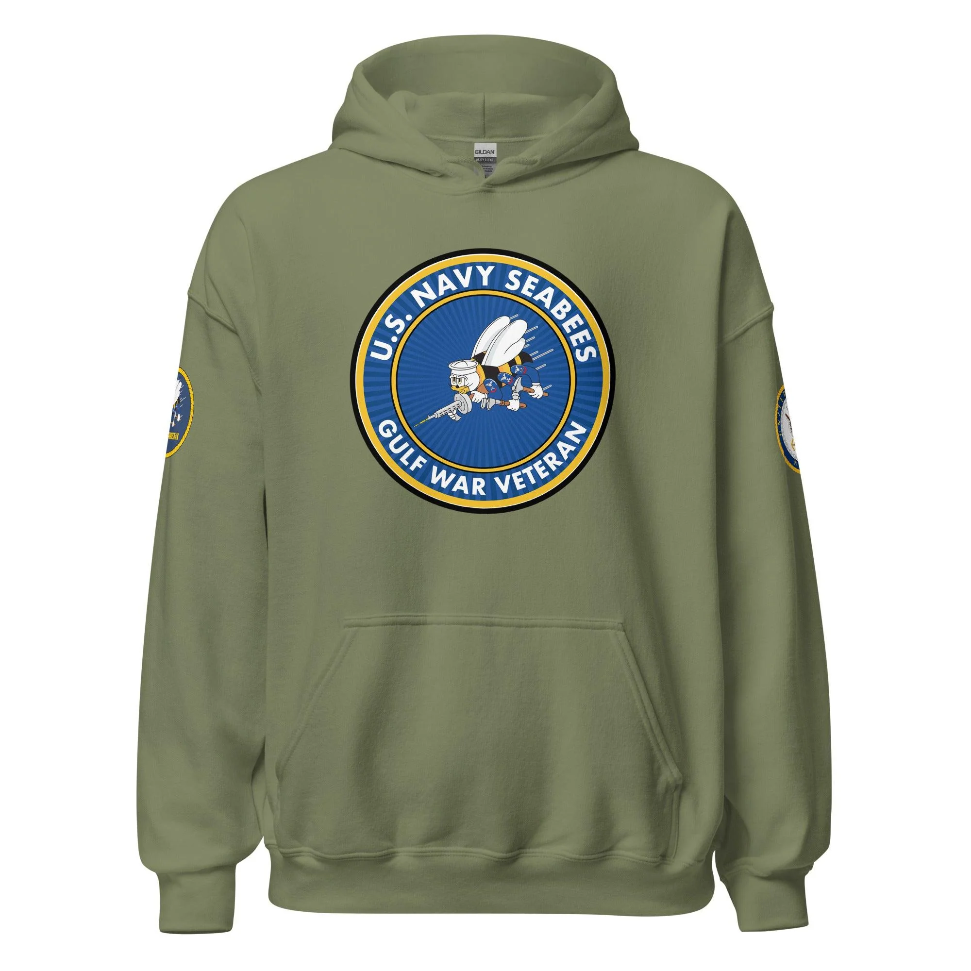 U.S. Navy Seabees Gulf War Veteran Unisex Hoodie - Image 21
